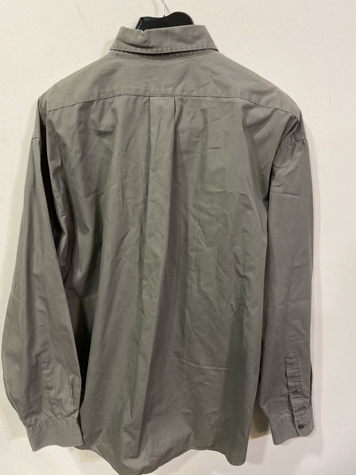 Yves Saint Laurent Cotton YSL Shirt Grey Yves Saint Laurent shirt Size US L / EU 52-54 / 3 - 10 Thumbnail