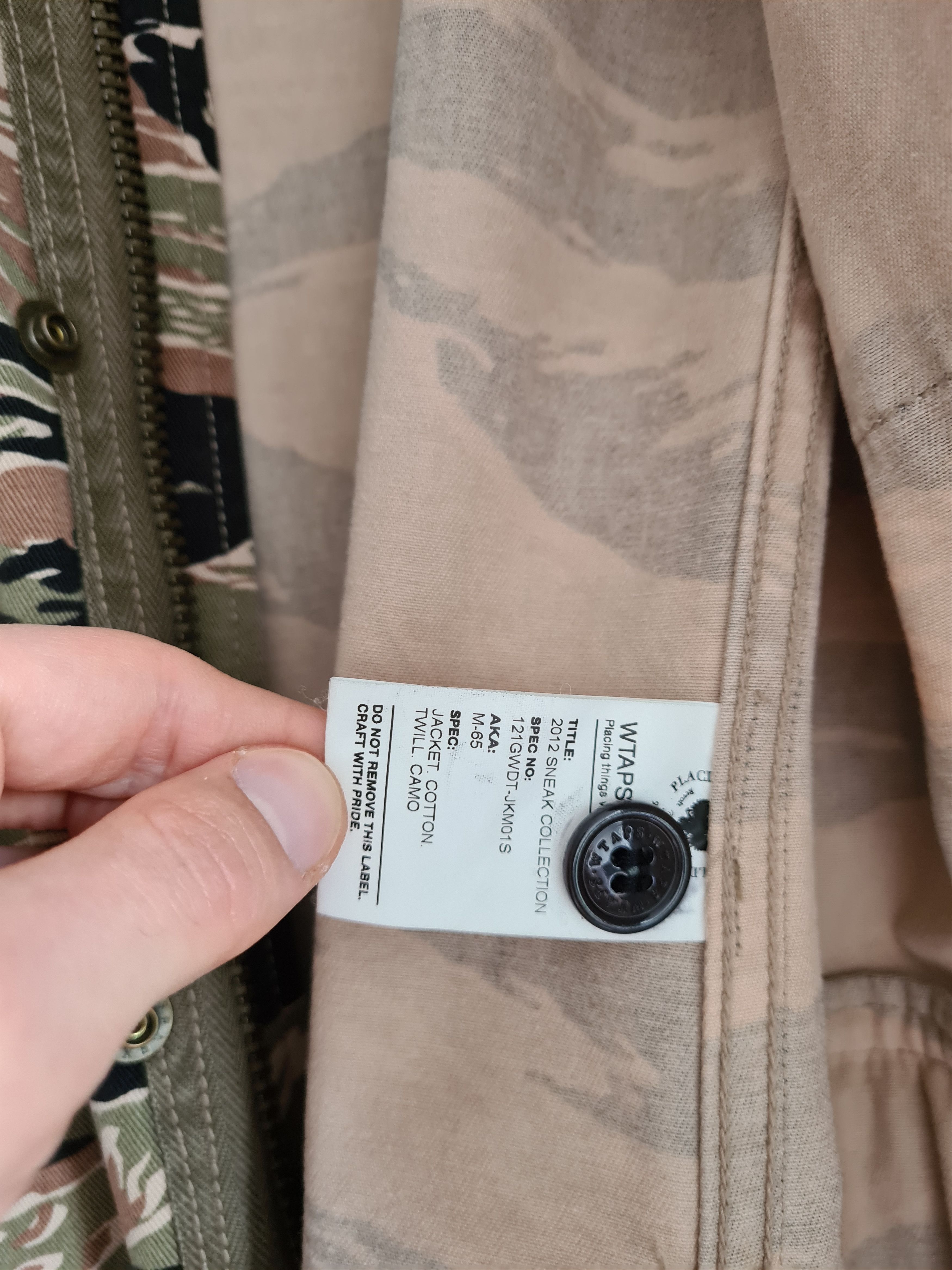 Wtaps Tiger Camo M-65 Jacket SS12 Size US M / EU 48-50 / 2 - 9 Thumbnail