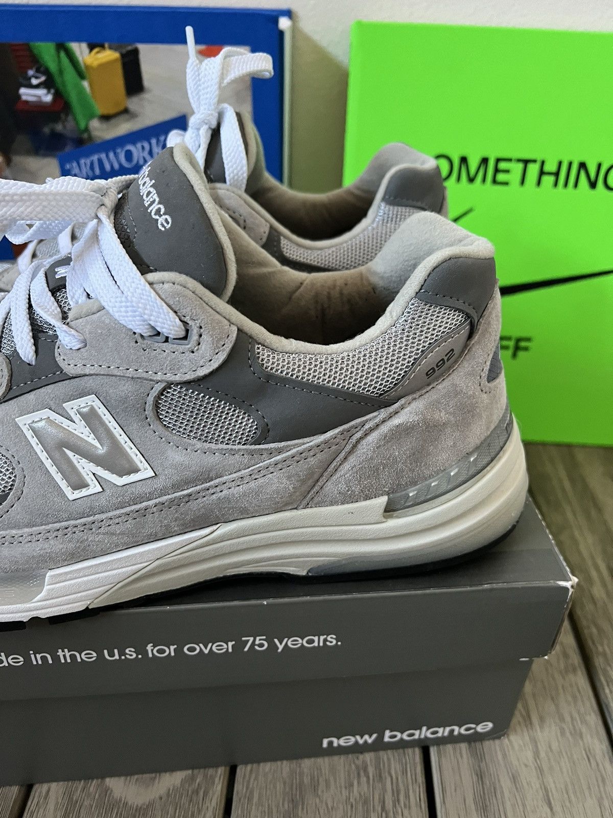 New Balance New Balance 992 Grey Size US 13 / EU 46 - 4 Thumbnail