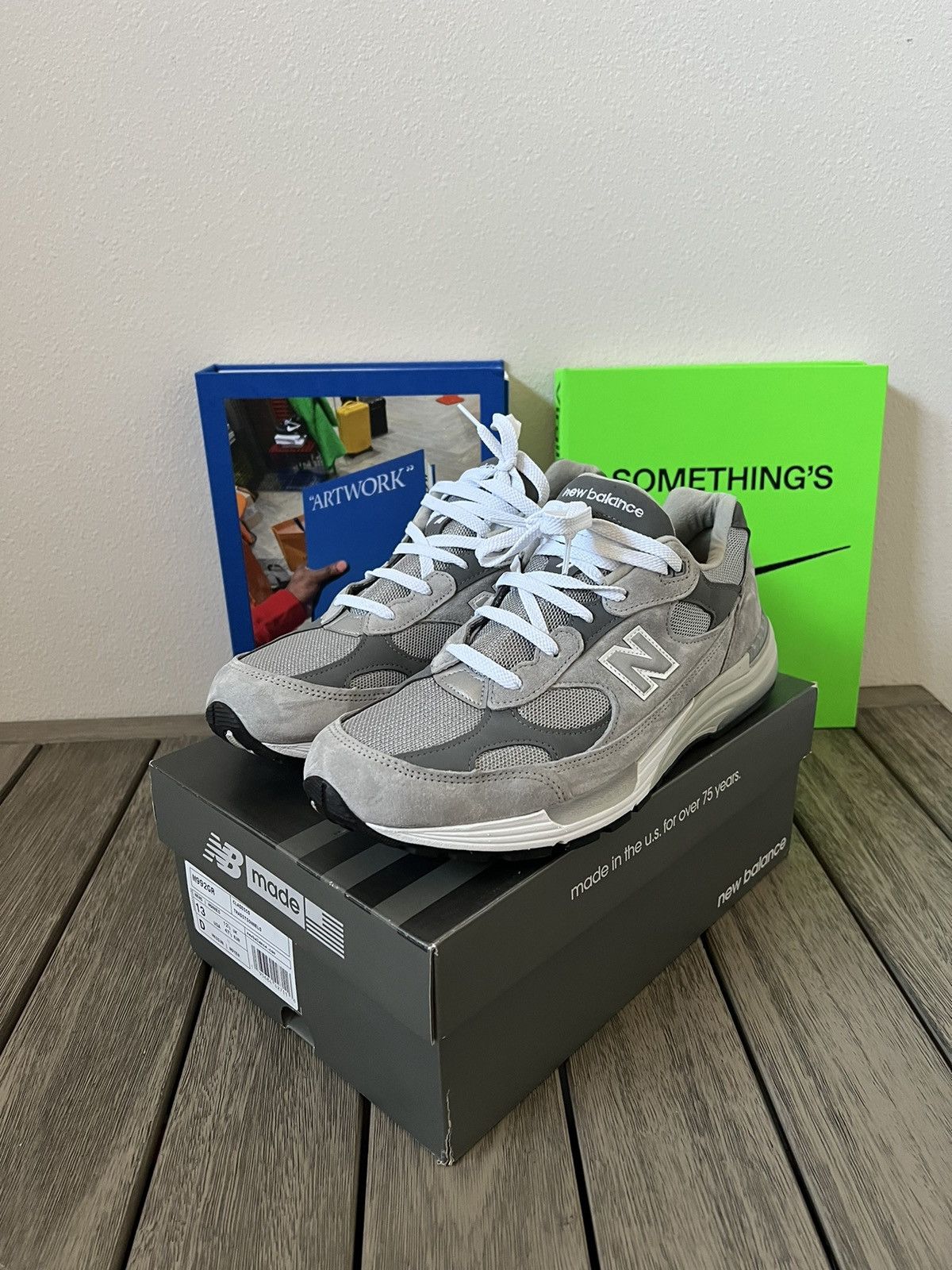 New Balance New Balance 992 Grey Size US 13 / EU 46 - 1 Thumbnail