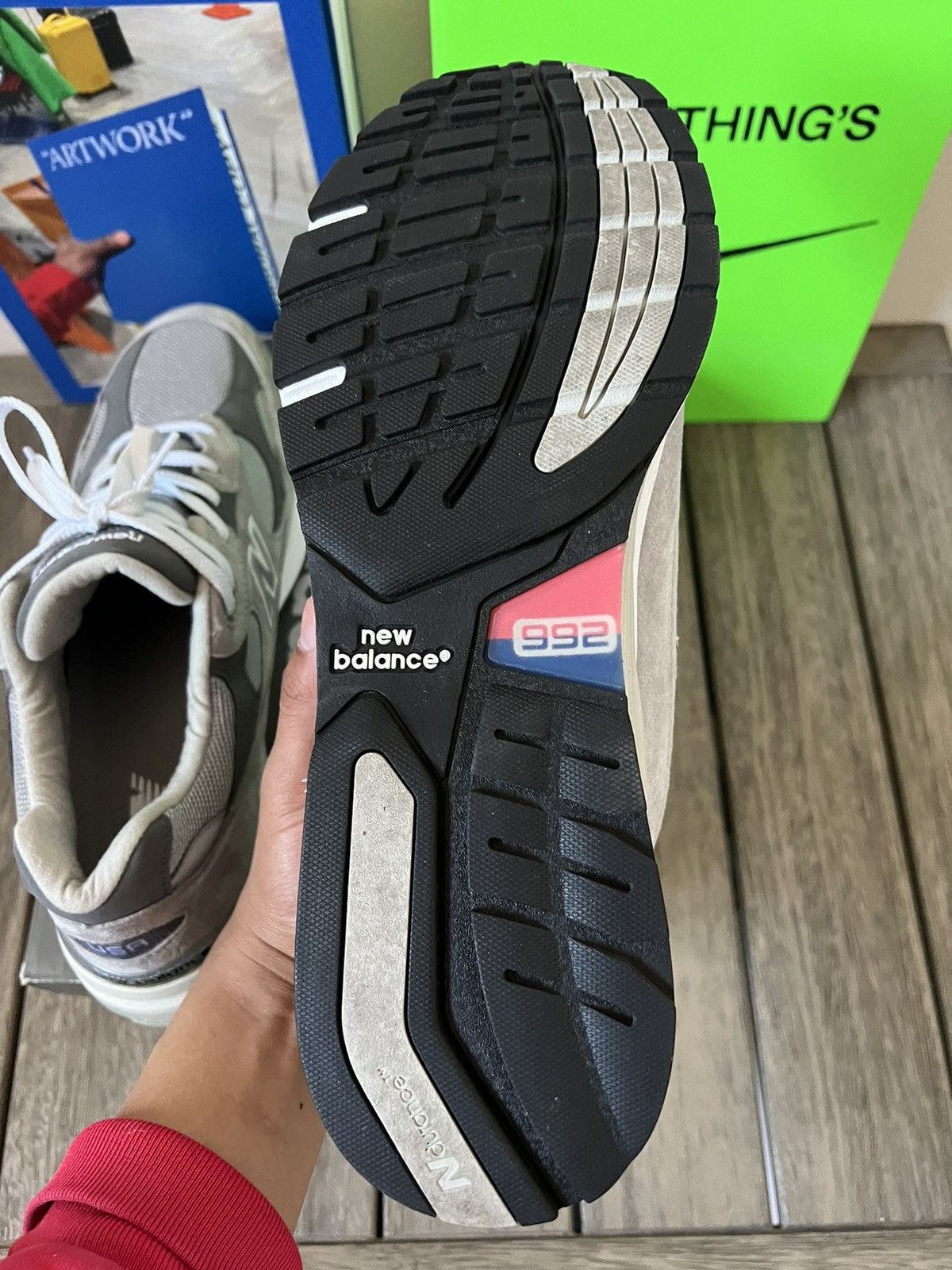 New Balance New Balance 992 Grey Size US 13 / EU 46 - 10 Thumbnail