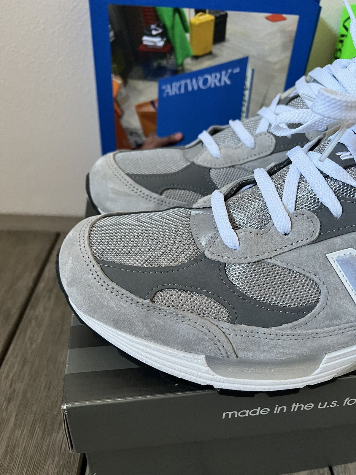 New Balance New Balance 992 Grey Size US 13 / EU 46 - 3 Thumbnail