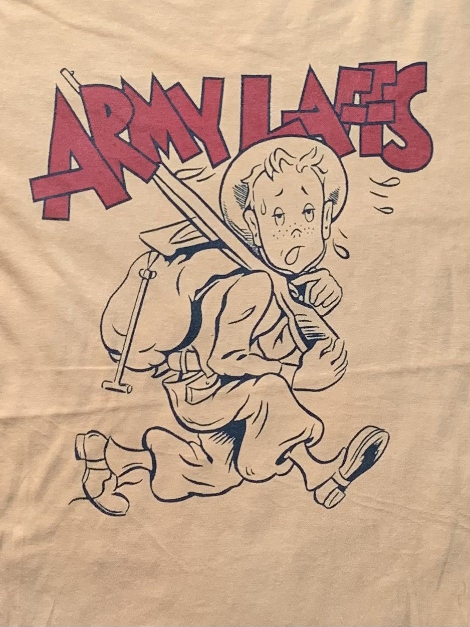 Pherrow's Vintage Army Laffs Comic Single Stitch Tee By Pherrows Size M / US 6-8 / IT 42-44 - 2 Thumbnail