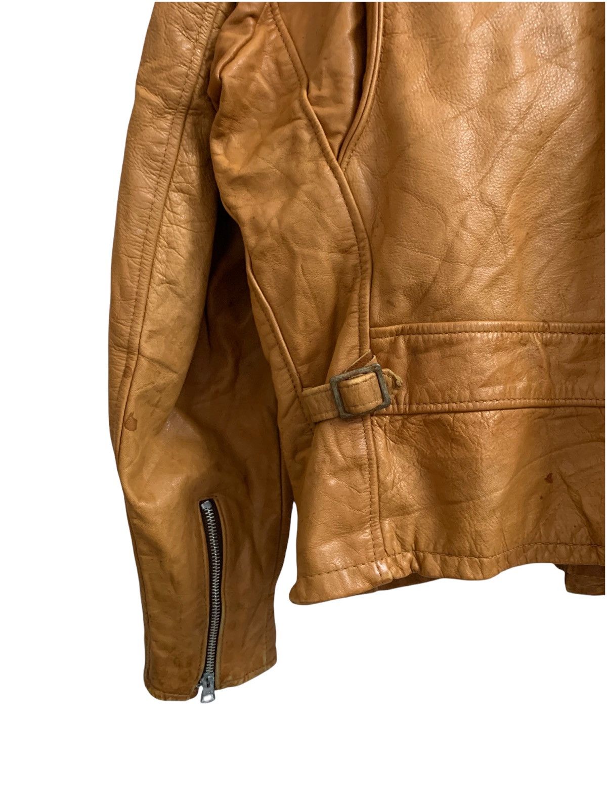 Schott 🔥Vintage SCHOTT NYC Bikers Leather Jacket Size US M / EU 48-50 / 2 - 13 Thumbnail