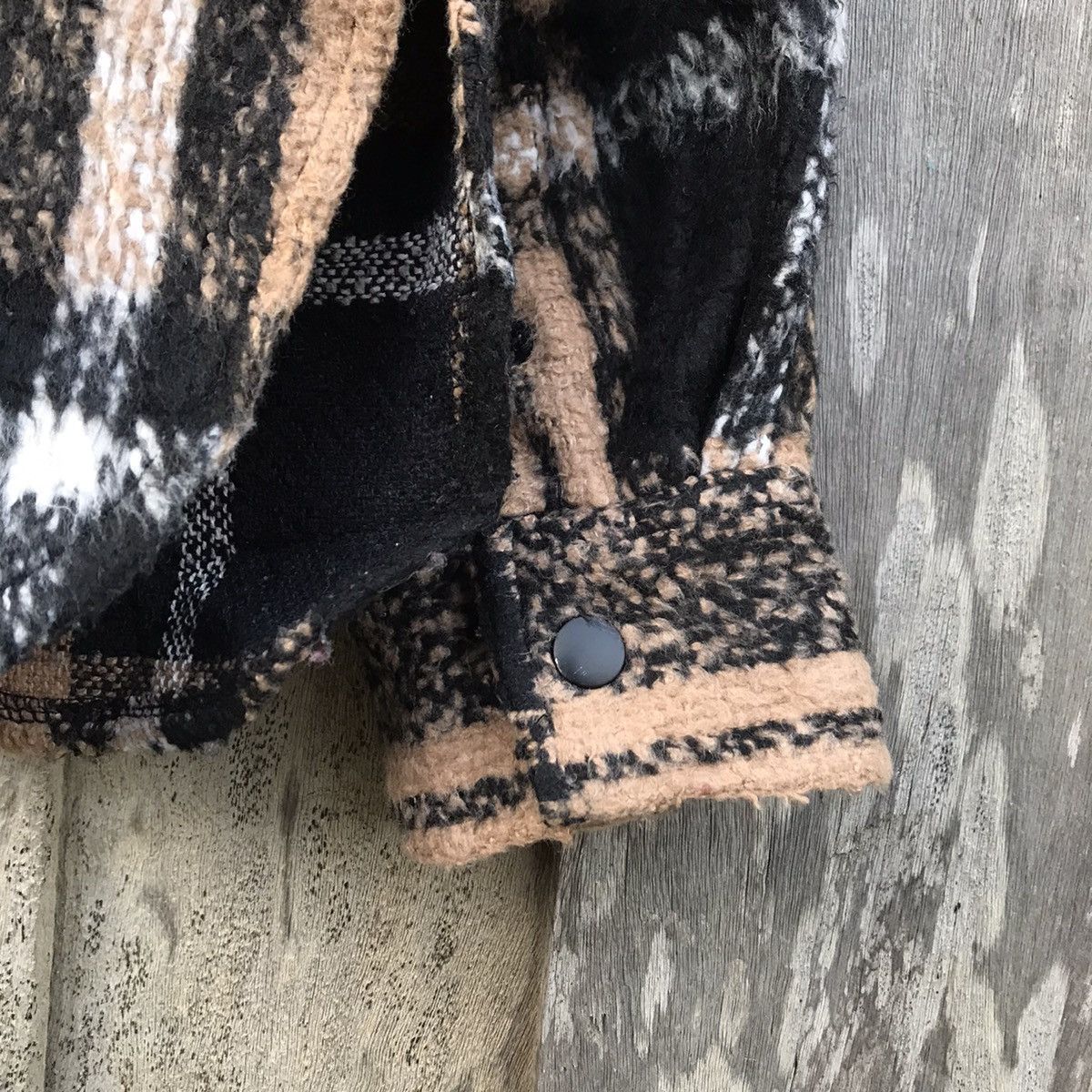 Vintage Danke Schon Faux Fur Jacket Danke Schön Plaid/Flannel Jacket Size US XL / EU 56 / 4 - 10 Thumbnail