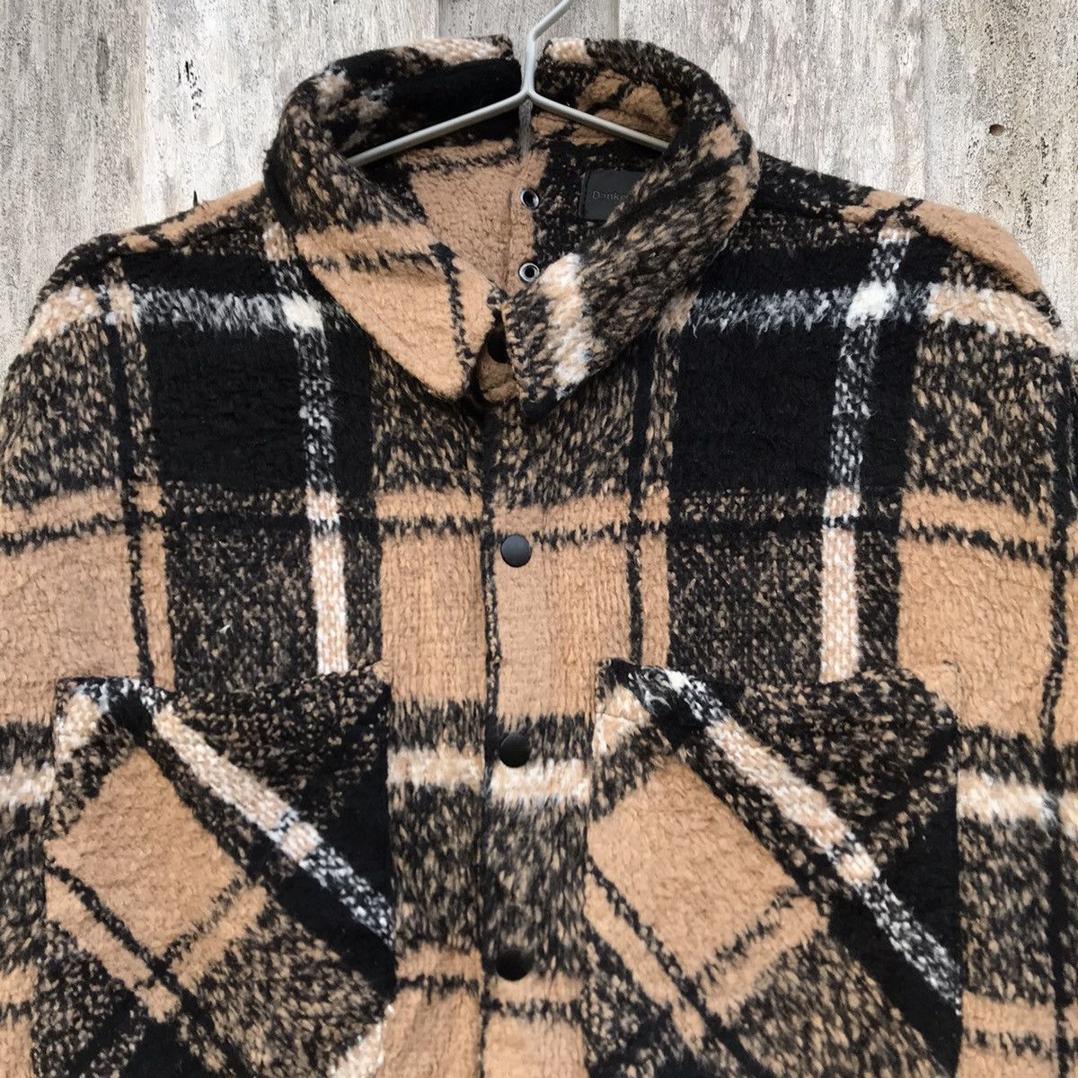 Vintage Danke Schon Faux Fur Jacket Danke Schön Plaid/Flannel Jacket Size US XL / EU 56 / 4 - 2 Thumbnail