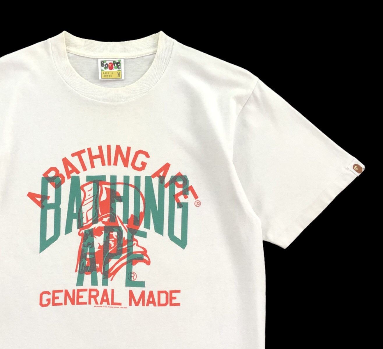 Bape Overprint General Made Tee Size US M / EU 48-50 / 2 - 5 Thumbnail