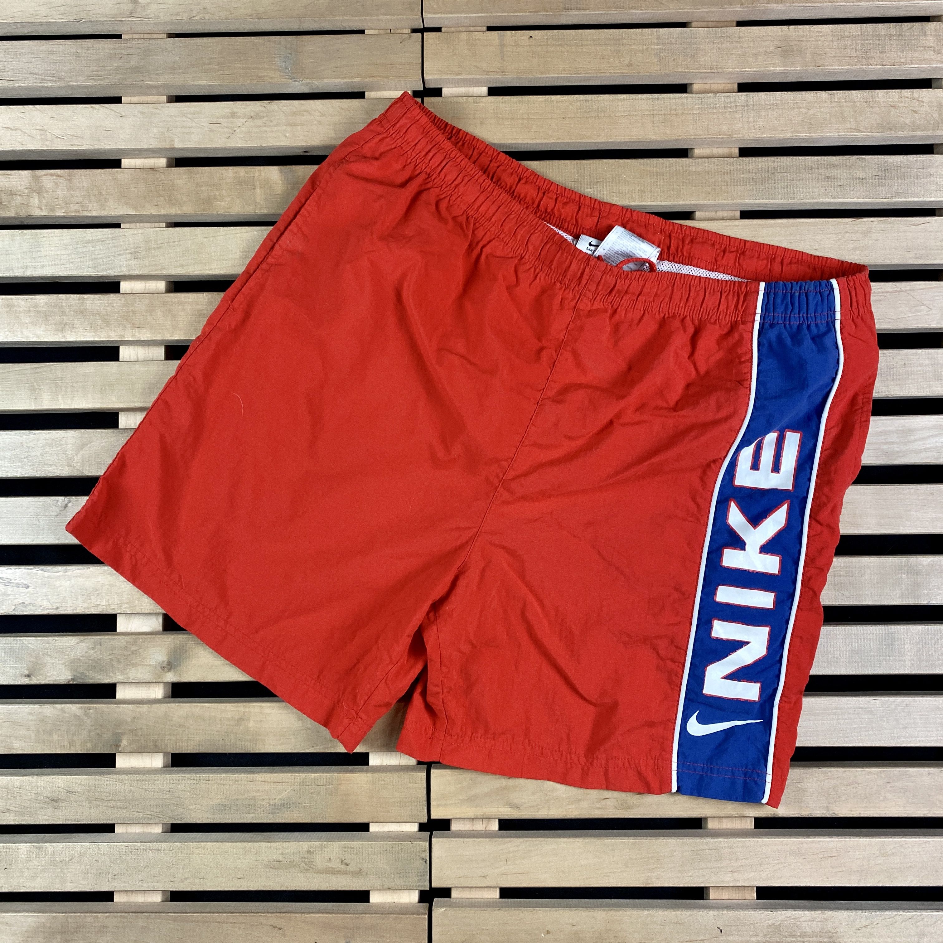 Nike Streetwear Vintage Men s Shorts Nike Vintage Big Logo Size M Grailed