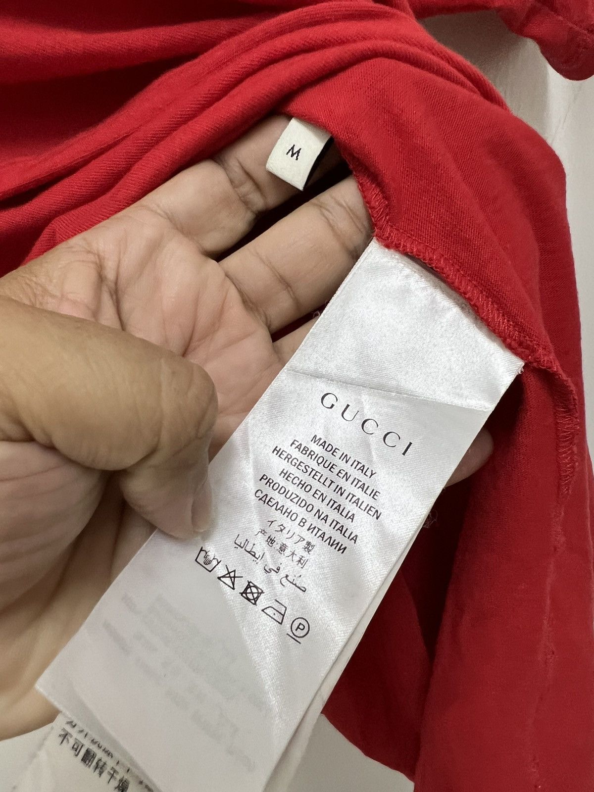 Gucci Gucci Big Logo Spell Out Shirt Size US M / EU 48-50 / 2 - 4 Thumbnail