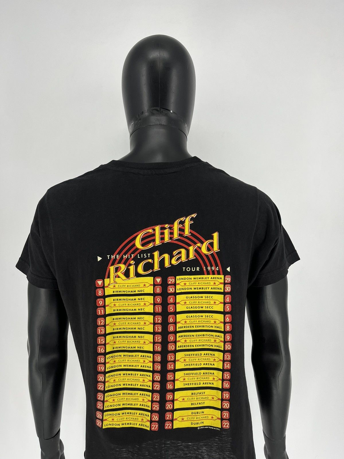 Band Tees Vintage Y2K 1994 CLIFF RICHARD Band Tour Rock Streetwear Size US M / EU 48-50 / 2 - 10 Thumbnail
