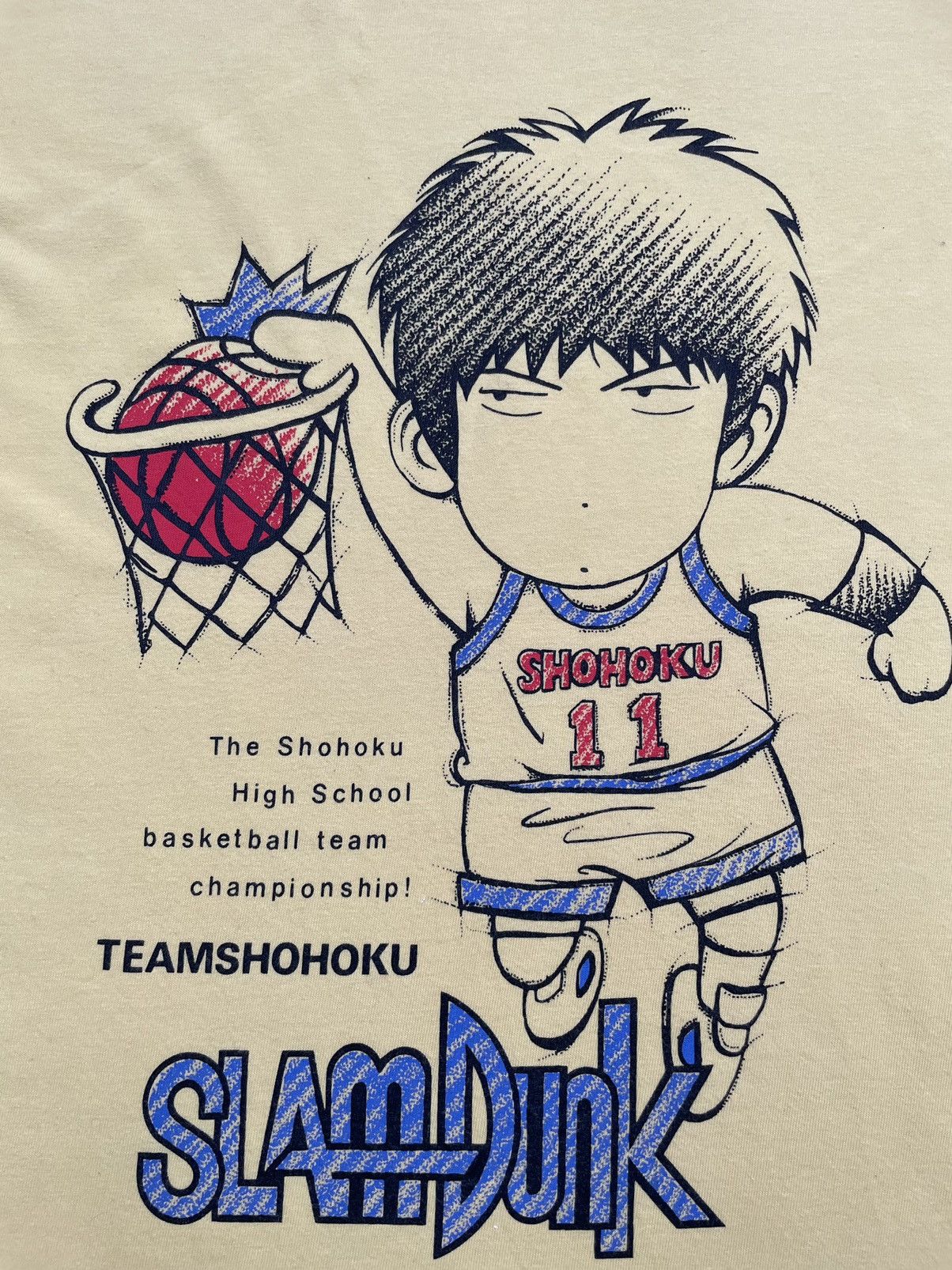 Anime Vintage Anime Slamdunk Tshirt Size US M / EU 48-50 / 2 - 12 Thumbnail
