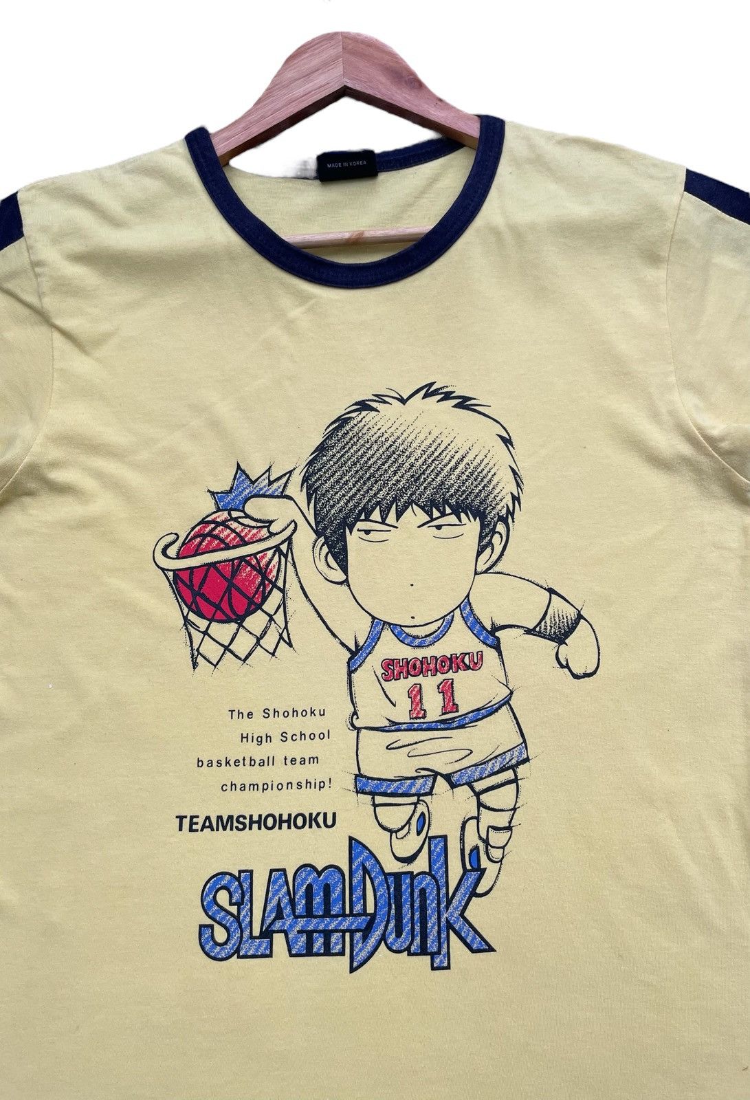 Anime Vintage Anime Slamdunk Tshirt Size US M / EU 48-50 / 2 - 5 Thumbnail