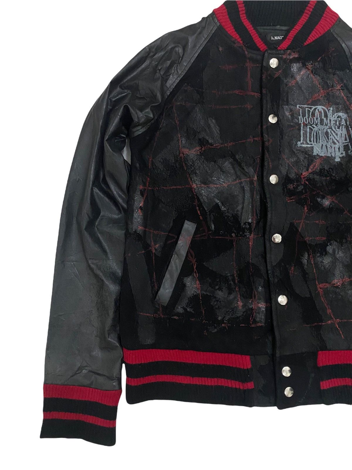Japanese Brand × Jun Takahashi × Seditionaries H.Anarchy by H.Naoto Punk Varsity Jacket Size US M / EU 48-50 / 2 - 2 Thumbnail
