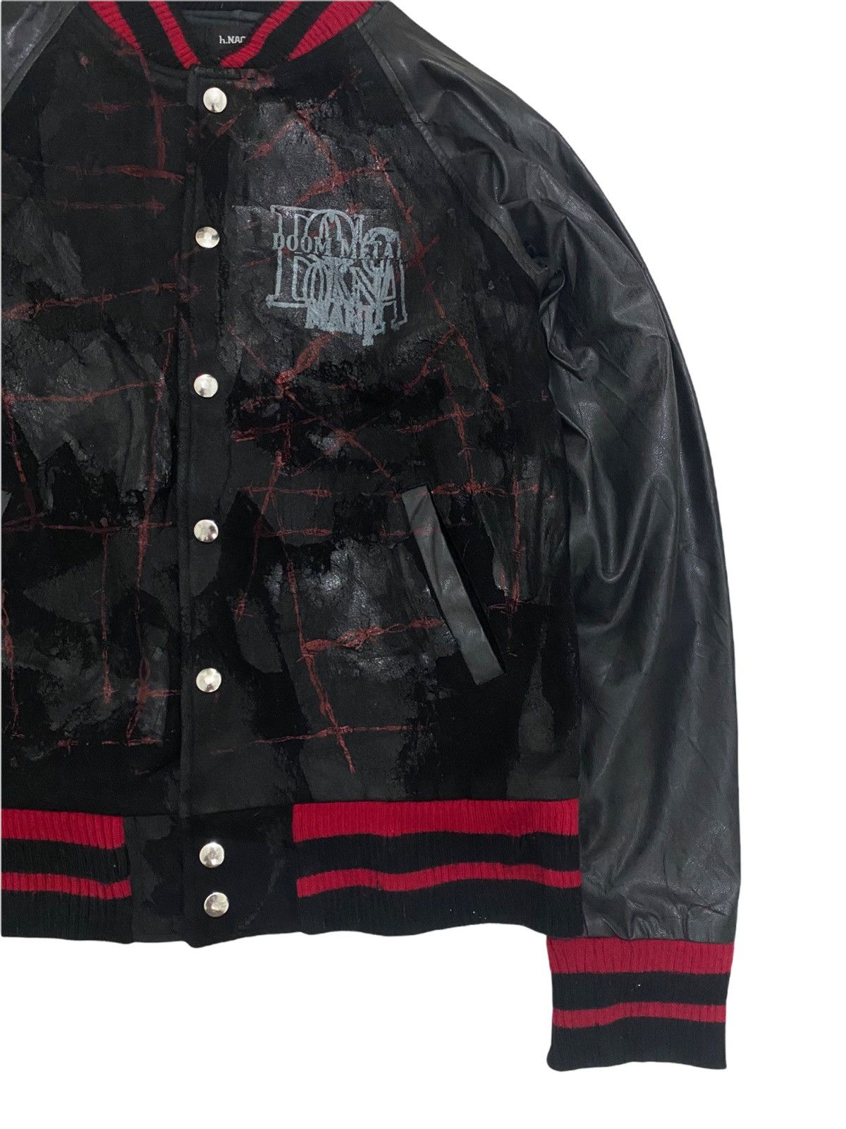 Japanese Brand × Jun Takahashi × Seditionaries H.Anarchy by H.Naoto Punk Varsity Jacket Size US M / EU 48-50 / 2 - 3 Thumbnail