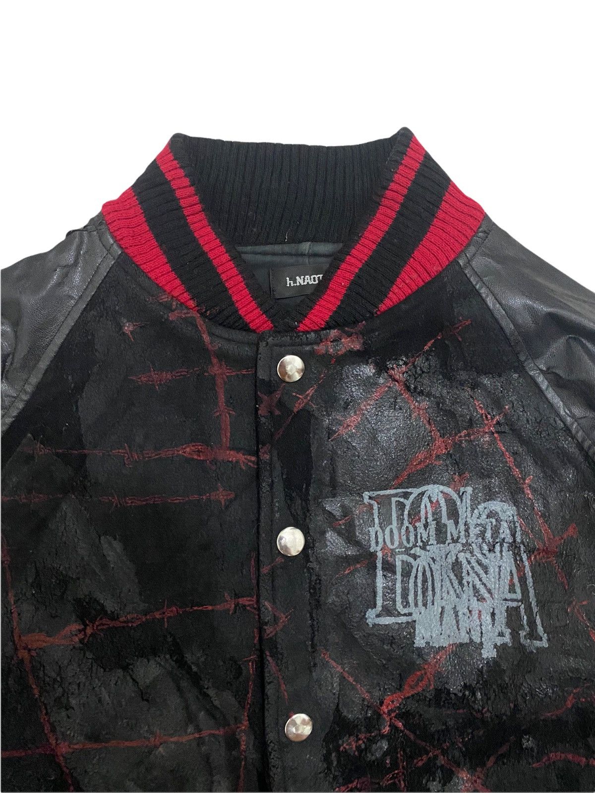 Japanese Brand × Jun Takahashi × Seditionaries H.Anarchy by H.Naoto Punk Varsity Jacket Size US M / EU 48-50 / 2 - 4 Thumbnail