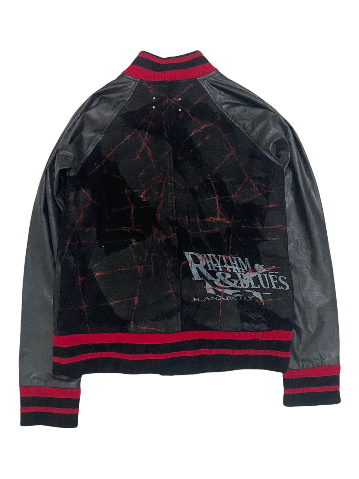 Japanese Brand × Jun Takahashi × Seditionaries H.Anarchy by H.Naoto Punk Varsity Jacket Size US M / EU 48-50 / 2 - 11 Thumbnail