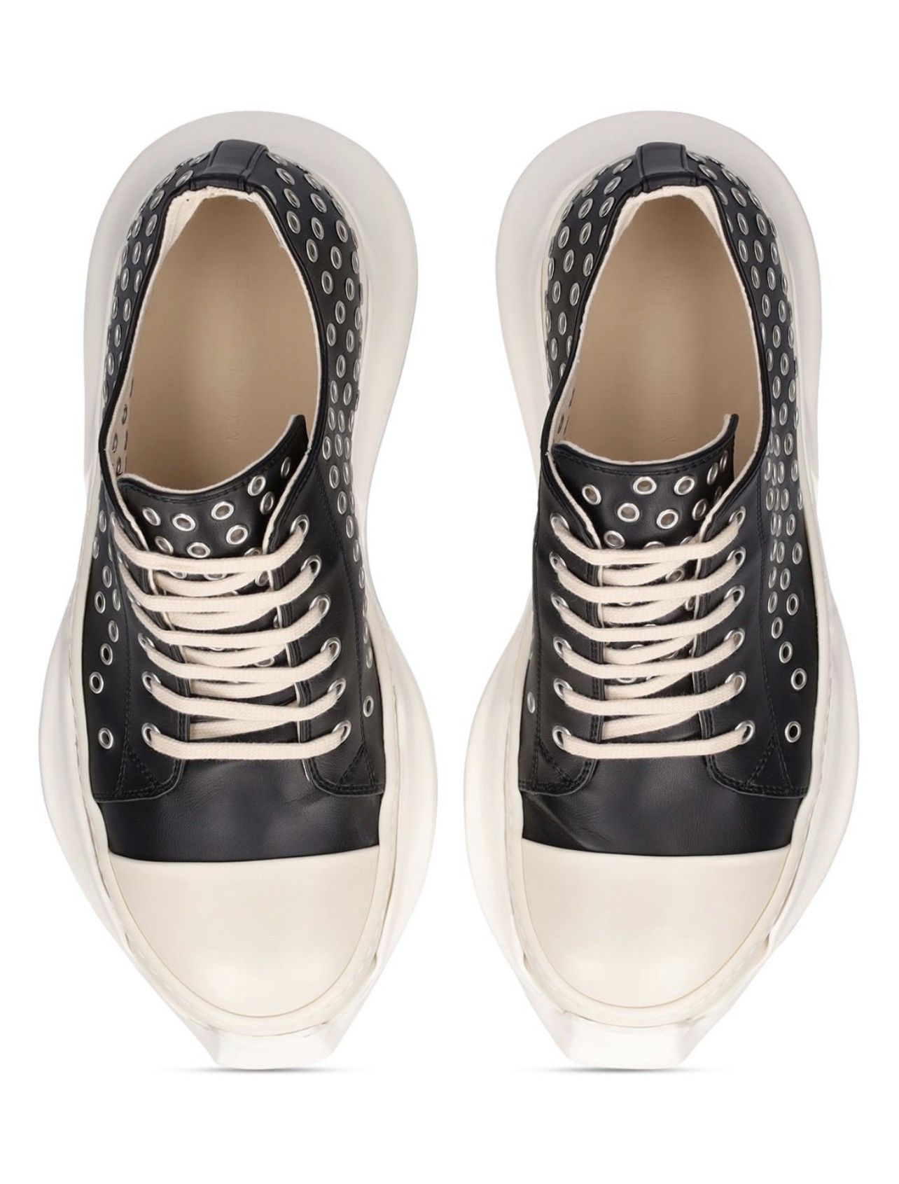 Rick Owens Rick Owens DRKSHDW Abstract Black Faux Leather Size US 10.5 / EU 43-44 - 4 Thumbnail