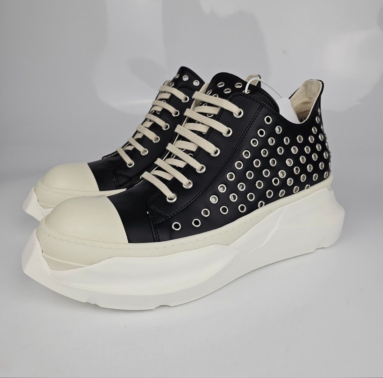Rick Owens Rick Owens DRKSHDW Abstract Black Faux Leather Size US 10.5 / EU 43-44 - 5 Thumbnail