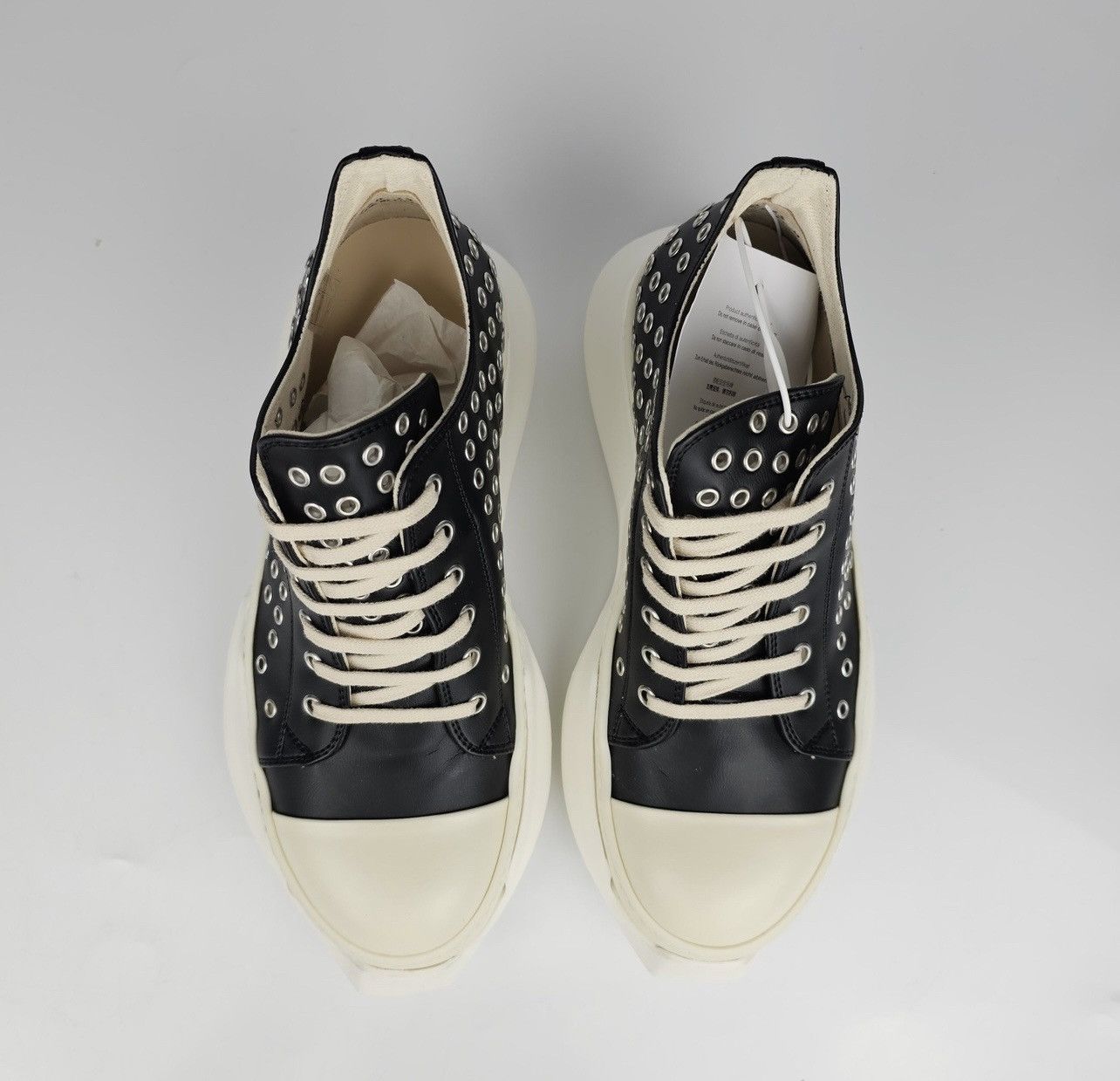 Rick Owens Rick Owens DRKSHDW Abstract Black Faux Leather Size US 9 / EU 42 - 8 Thumbnail