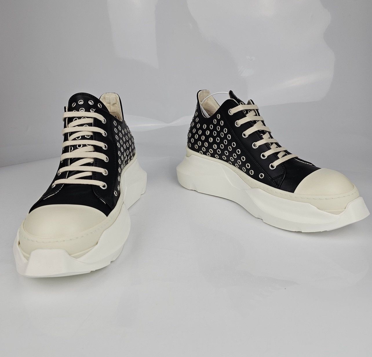 Rick Owens Rick Owens DRKSHDW Abstract Black Faux Leather Size US 9 / EU 42 - 9 Thumbnail