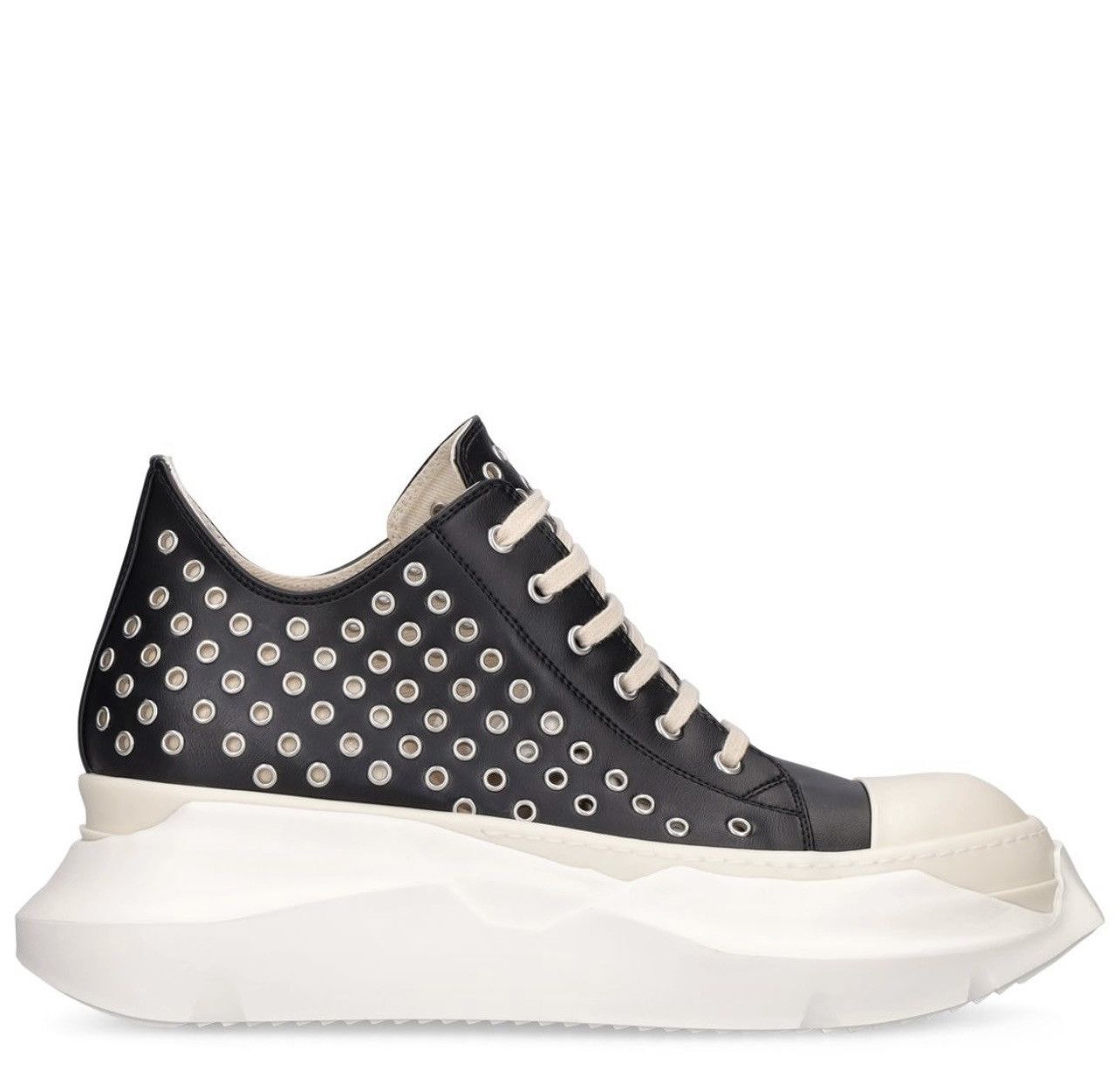 Rick Owens DRKSHDW Abstract Black Faux Leather