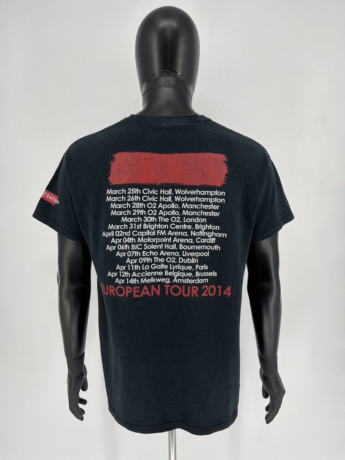 Band Tees Vintage Y2K Official Tinie Tempah Black 2014 Demonstration Size US L / EU 52-54 / 3 - 9 Thumbnail