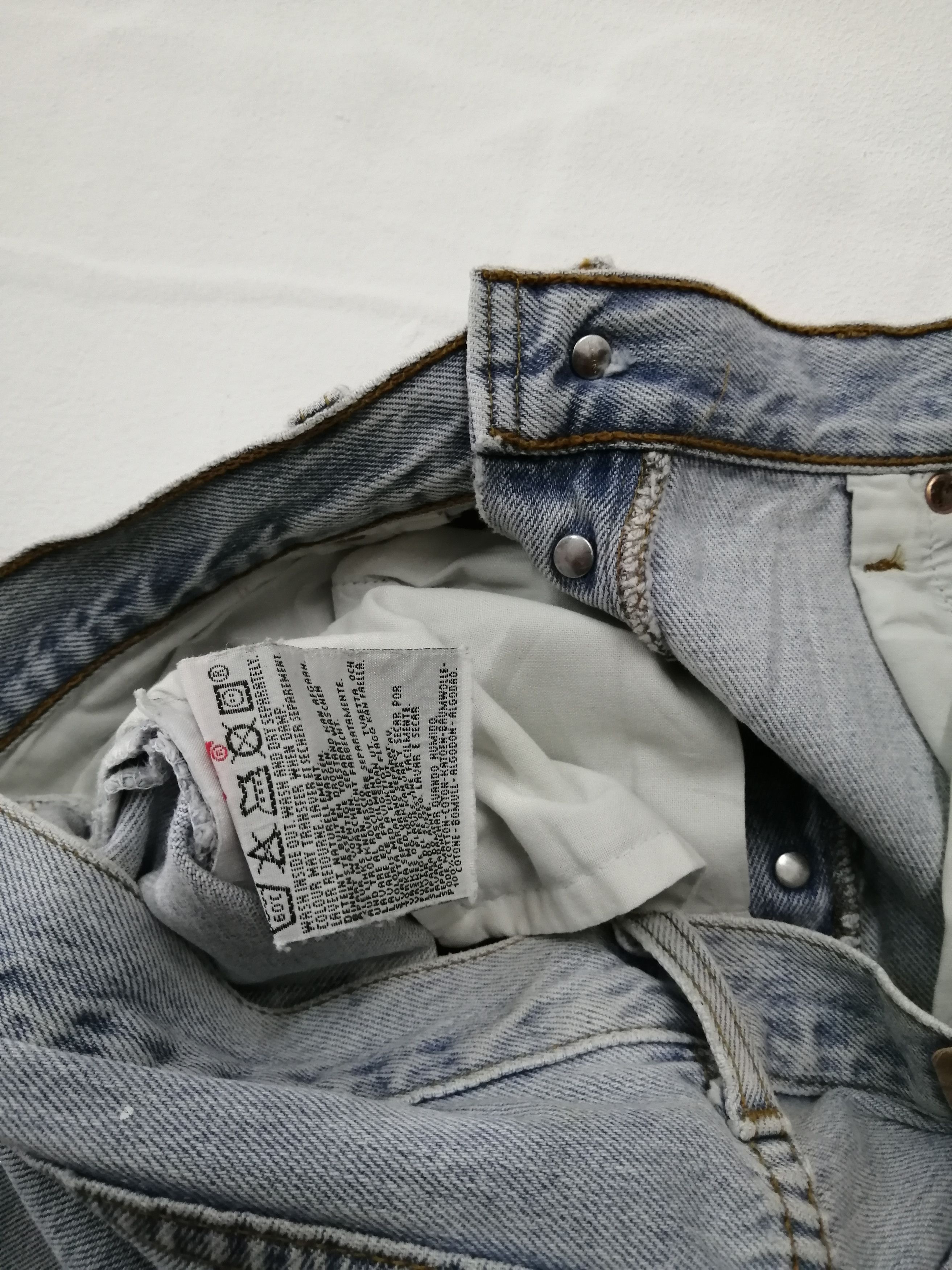 Levi's Vintage Clothing Vintage LEVIS 501 Custom Nice Design Iconic M.S.C.F Jeans Size US 33 - 8 Thumbnail
