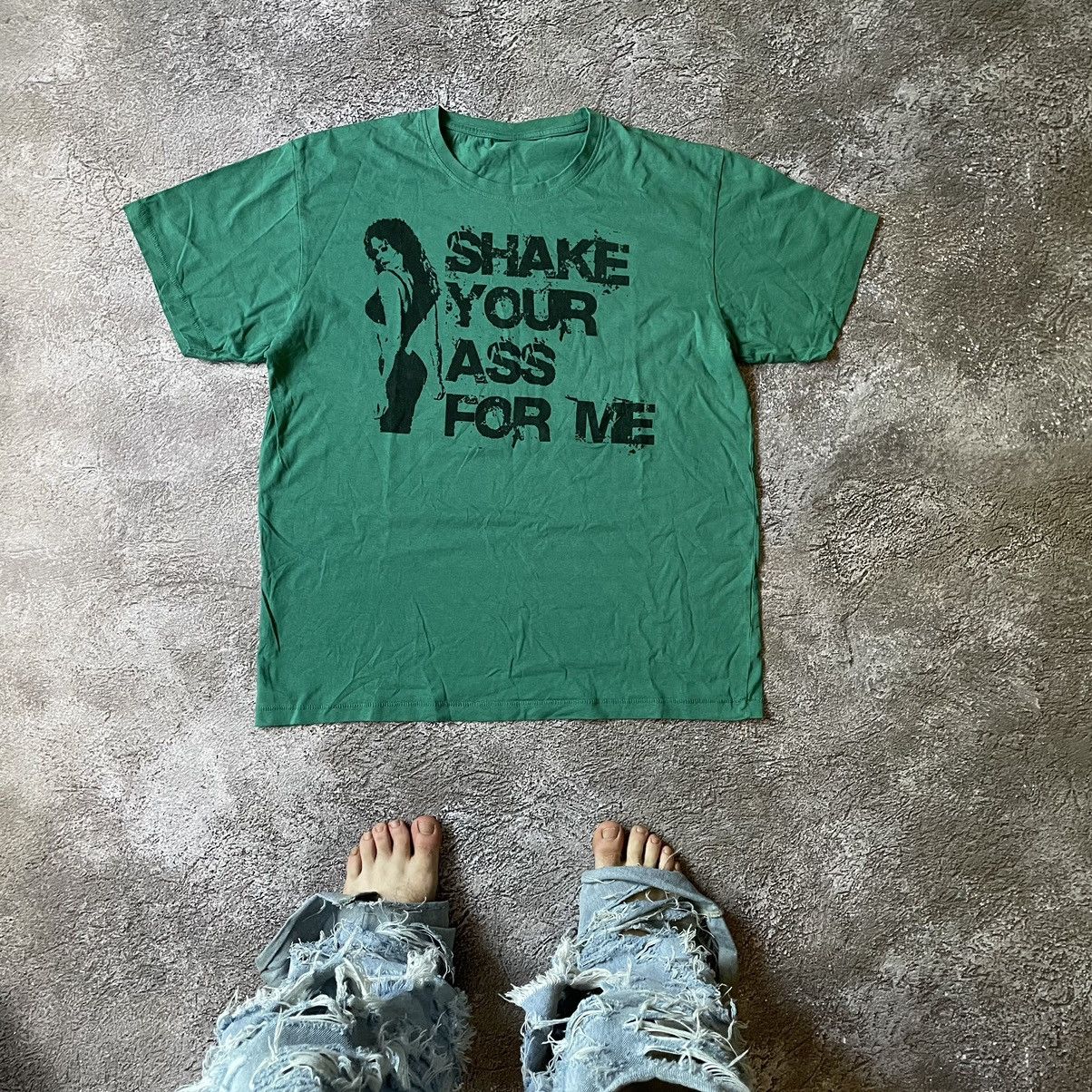 Vintage Vintage Y2K Graphic Tee Sun Faded Green Oversized Swag L Size US L / EU 52-54 / 3 - 1 Thumbnail