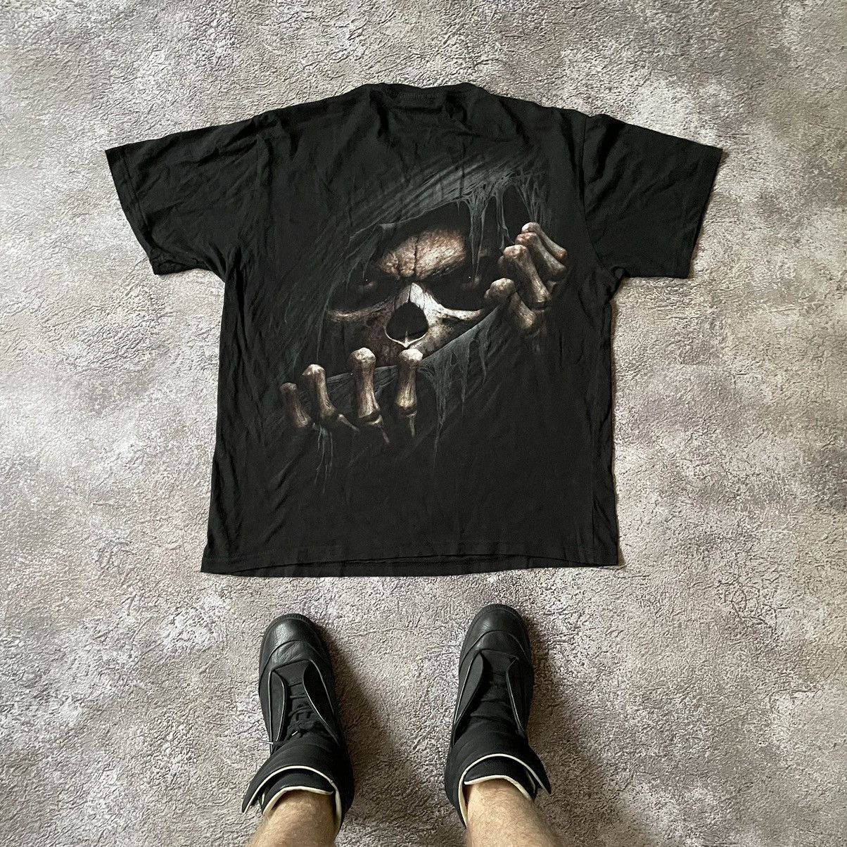 Vintage Vintage Y2K Horror Graphic Tee Dark Aesthetic Devil Face L Size US L / EU 52-54 / 3 - 6 Thumbnail