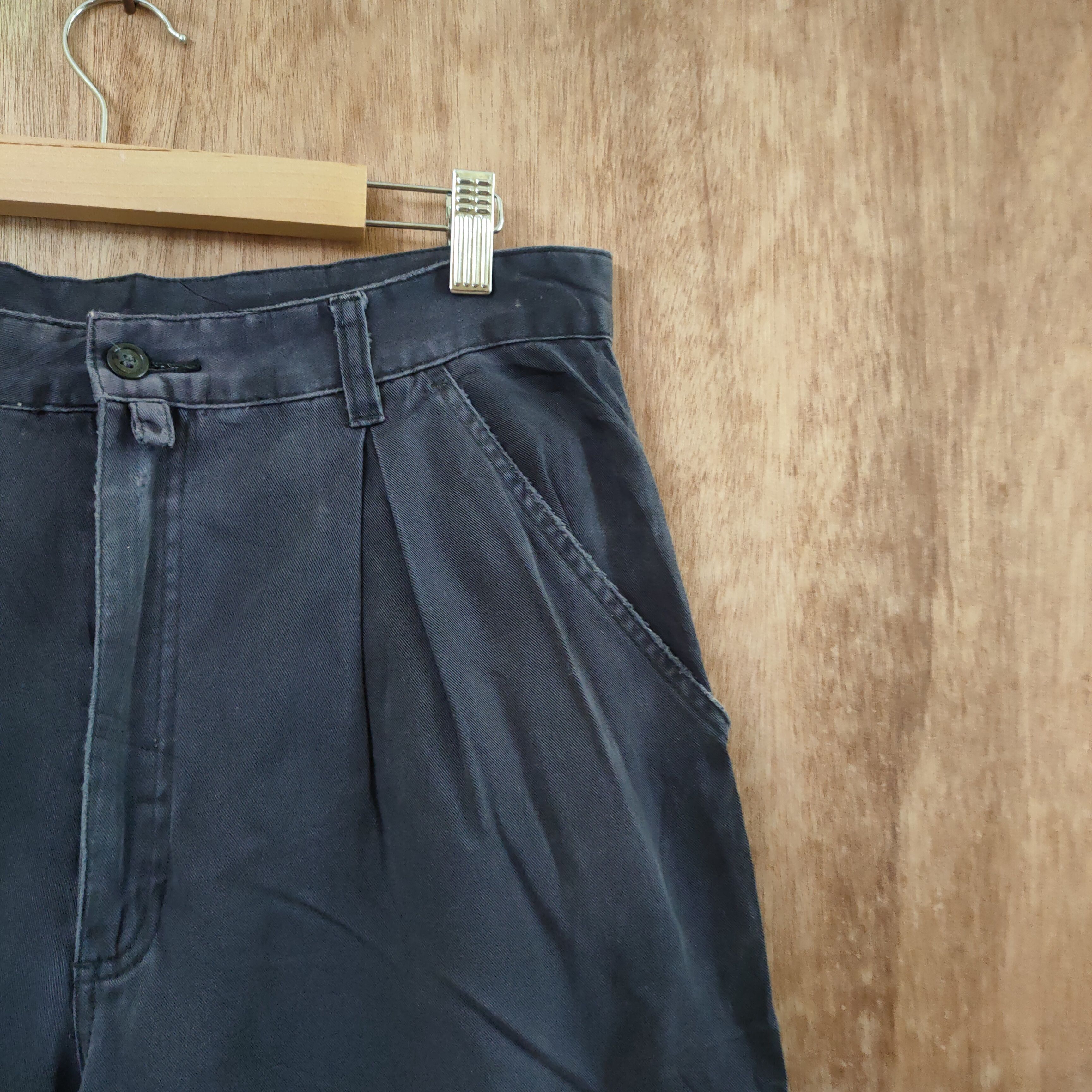 Japanese Brand W32 VINTAGE NAVY FADED CARGO PANTS Size US 32 / EU 48 - 14 Thumbnail