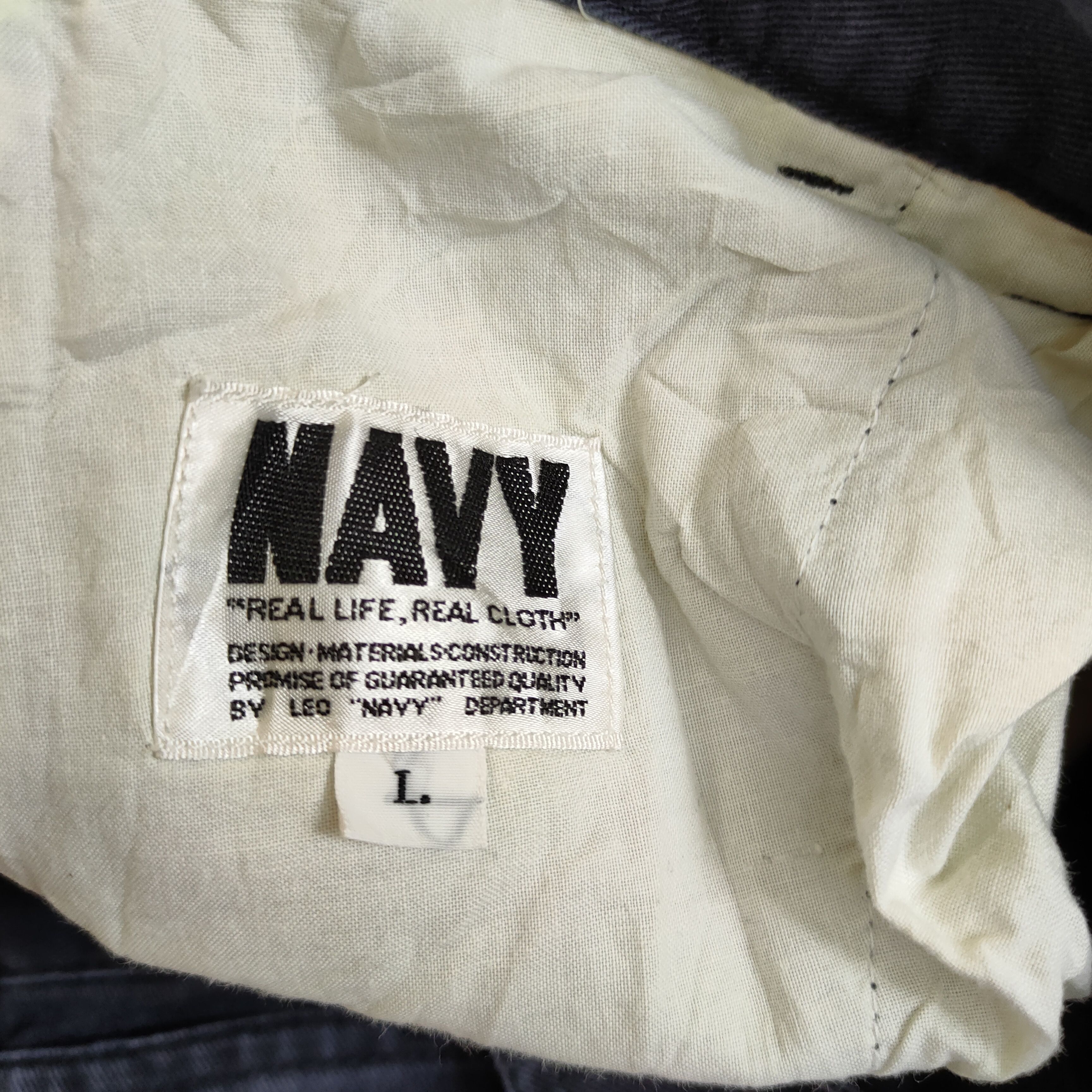 Japanese Brand W32 VINTAGE NAVY FADED CARGO PANTS Size US 32 / EU 48 - 15 Thumbnail