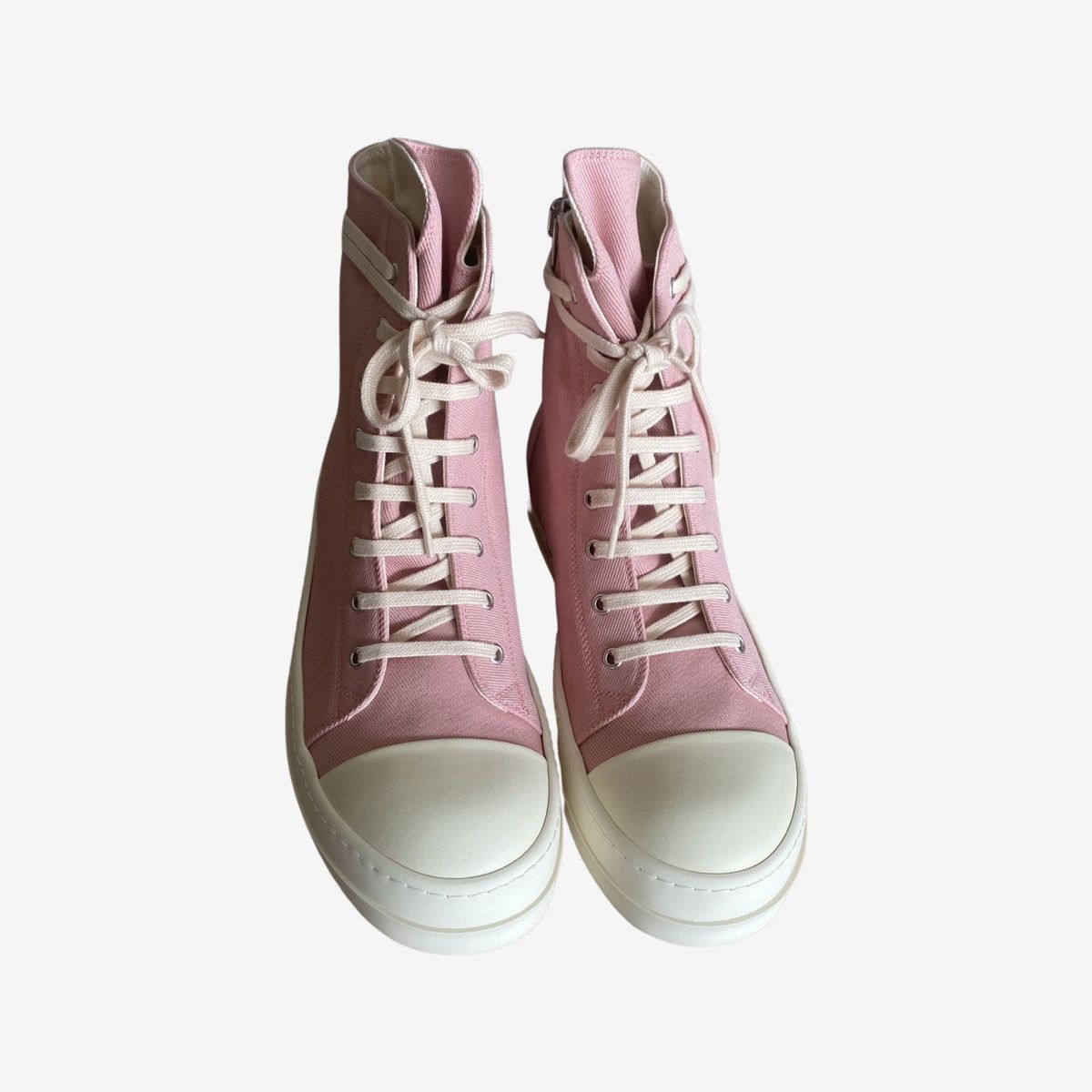 Rick Owens Rick Owens DRKSHDW Pink Hightop Size US 12 / EU 45 - 2 Thumbnail
