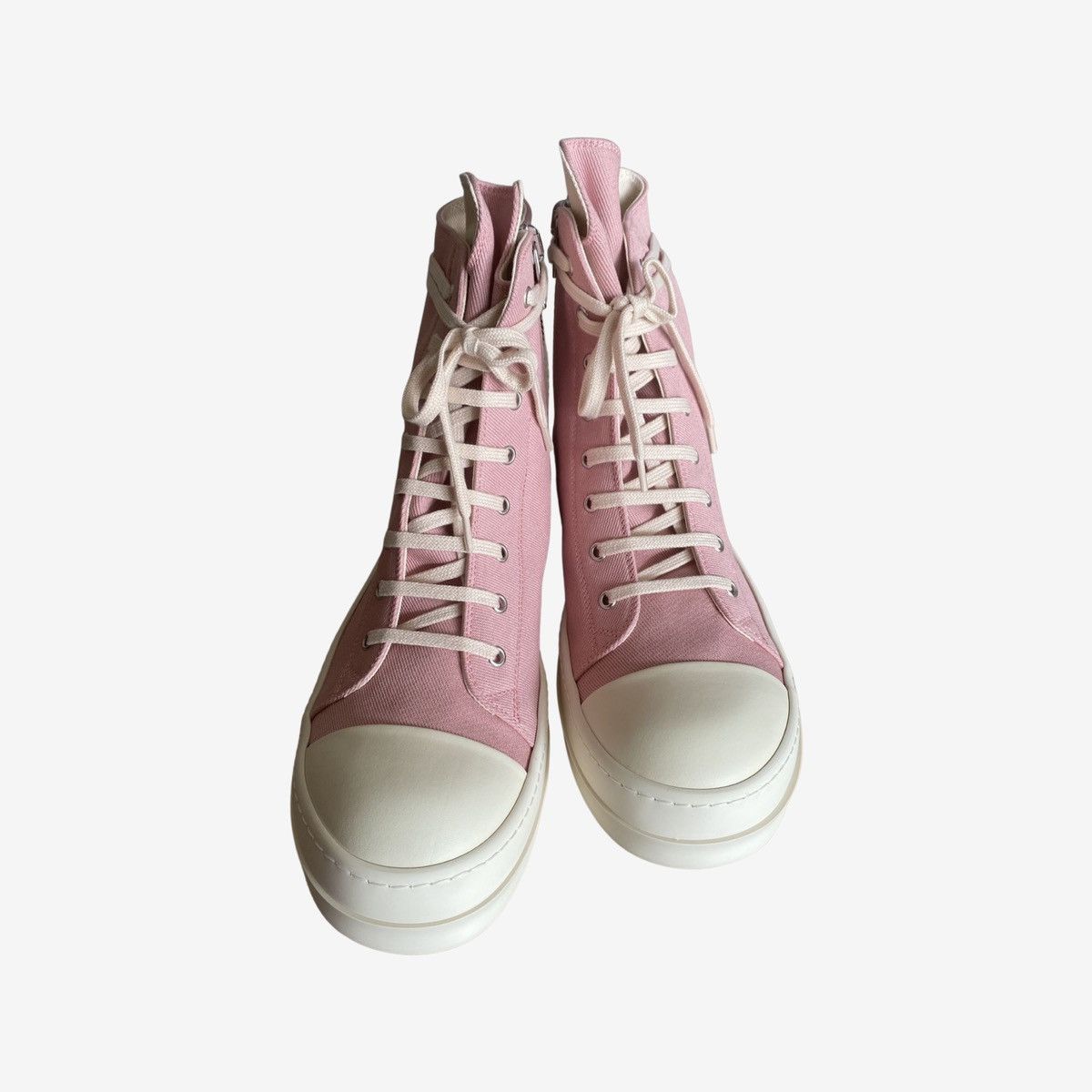 Rick Owens Rick Owens DRKSHDW Pink Hightop Size US 12 / EU 45 - 3 Thumbnail