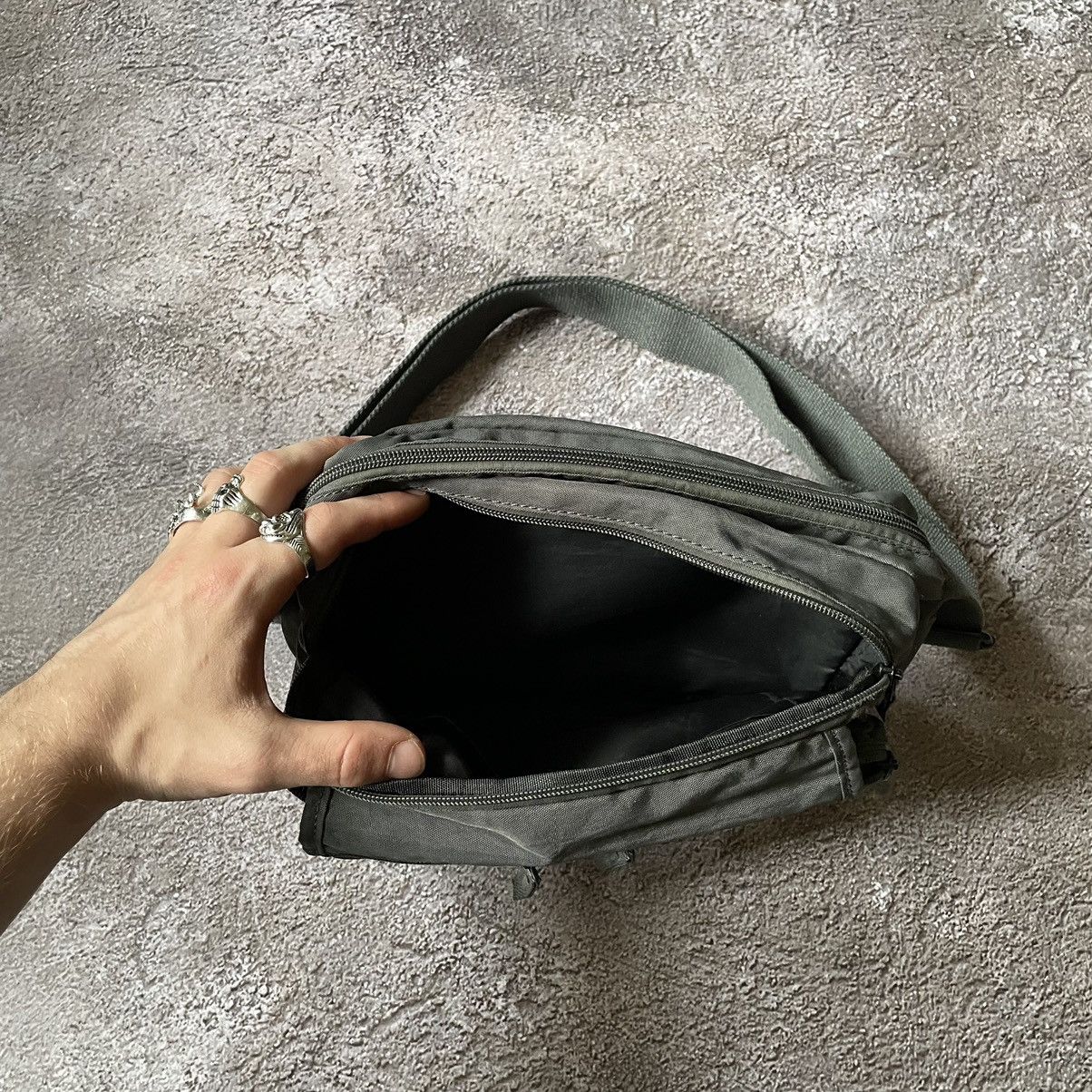 Vintage Vintage 90s Japanese Nylon Shoulder Bag Olive Green Swag OS Size ONE SIZE - 7 Thumbnail