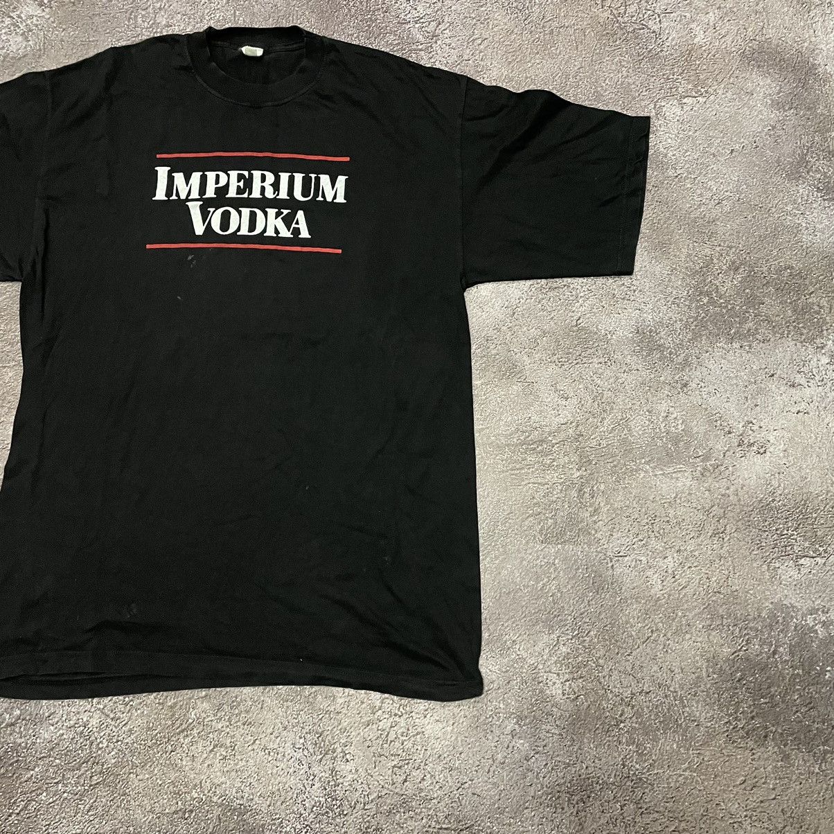 Vintage Vintage Y2K Imperium Vodka Graphic Tee Streetwear Washed XL Size US XL / EU 56 / 4 - 2 Thumbnail