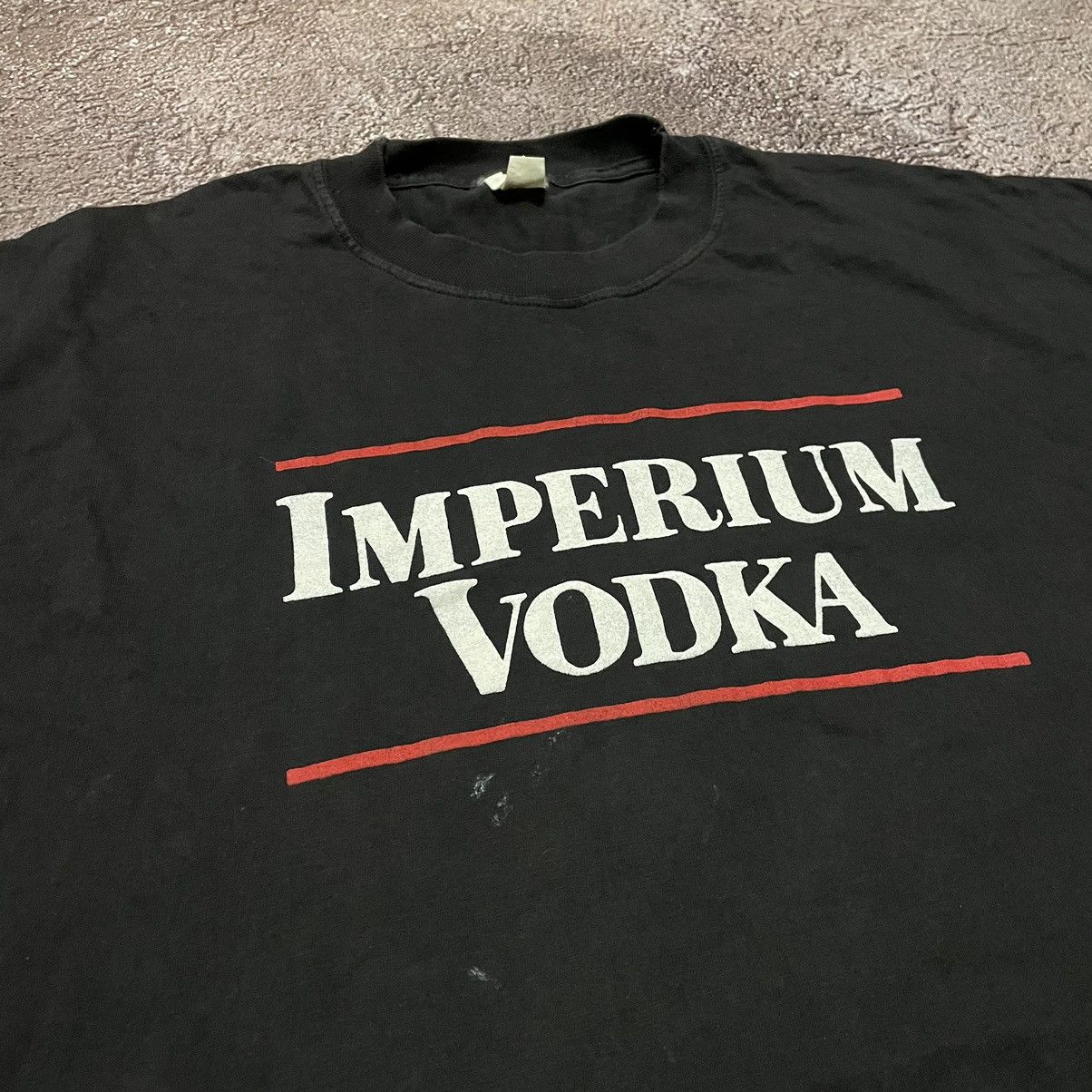 Vintage Vintage Y2K Imperium Vodka Graphic Tee Streetwear Washed XL Size US XL / EU 56 / 4 - 6 Thumbnail