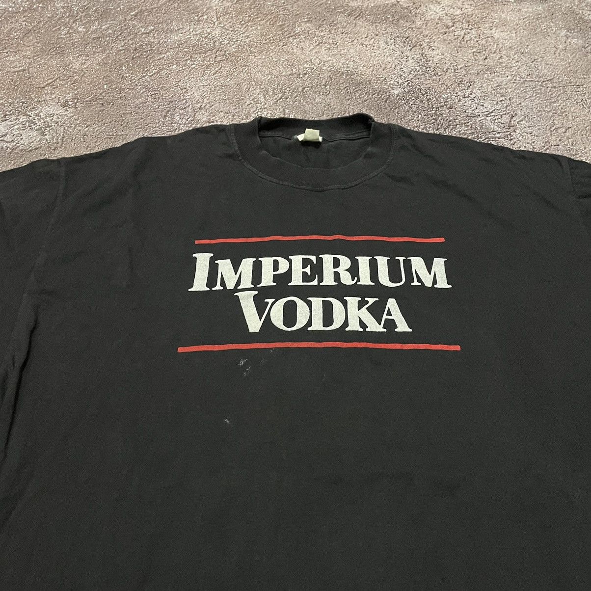 Vintage Vintage Y2K Imperium Vodka Graphic Tee Streetwear Washed XL Size US XL / EU 56 / 4 - 5 Thumbnail