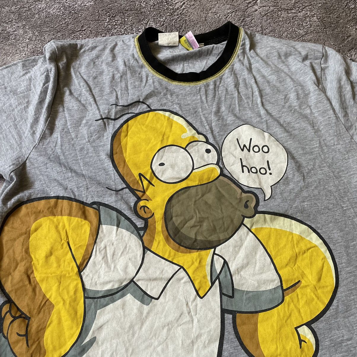 Vintage Vintage Y2K Homer Simpson Graphic Tee Sun Faded Skate Boxy L Size US L / EU 52-54 / 3 - 5 Thumbnail