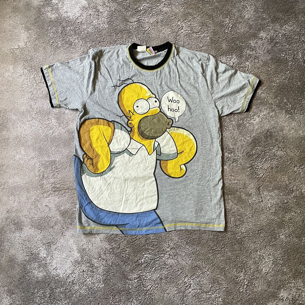 Vintage Vintage Y2K Homer Simpson Graphic Tee Sun Faded Skate Boxy L Size US L / EU 52-54 / 3 - 2 Thumbnail