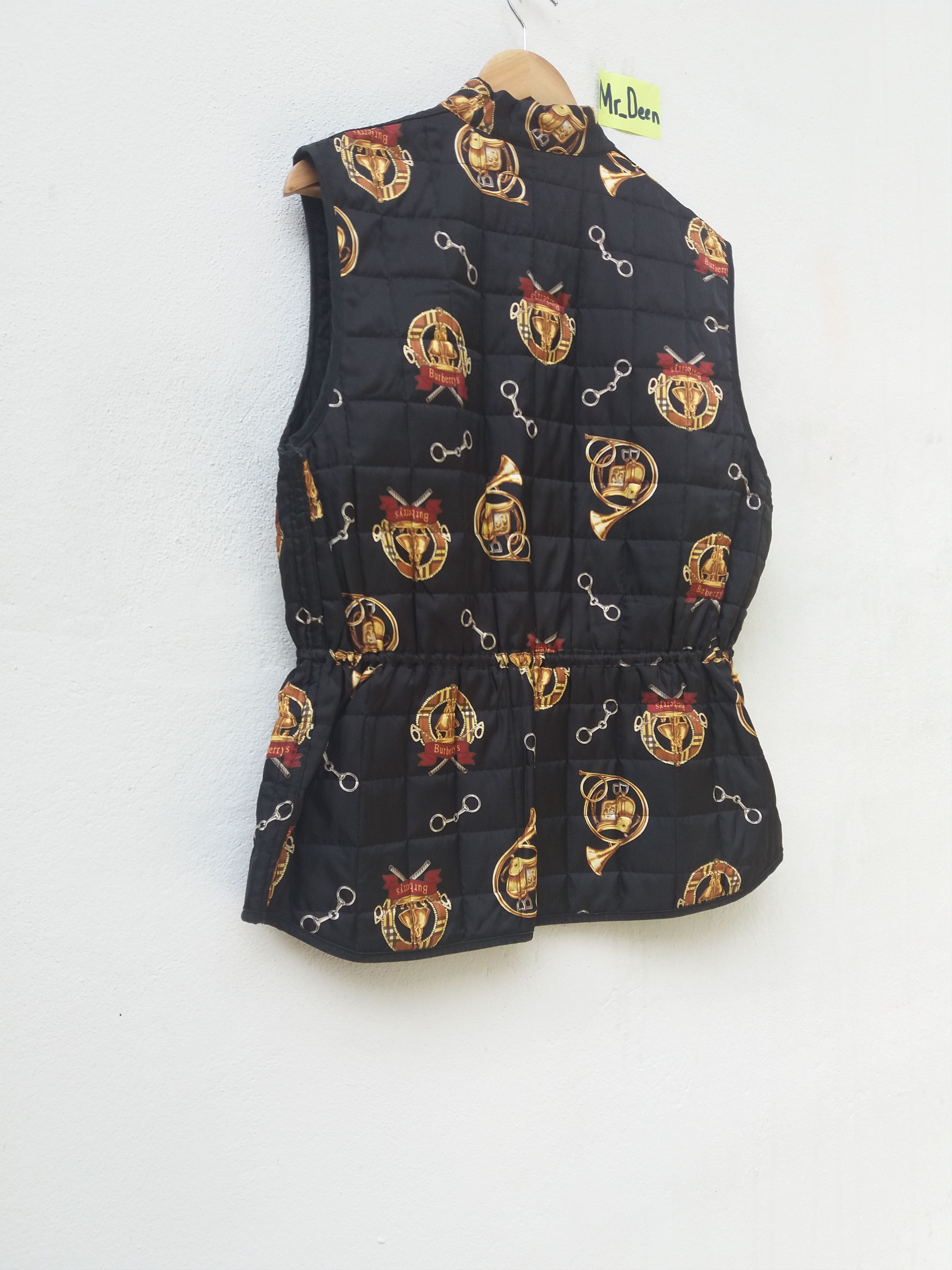 Burberry Vintage Burberry Luxury Musical Instrument Reversible Vest Size US M / EU 48-50 / 2 - 7 Thumbnail