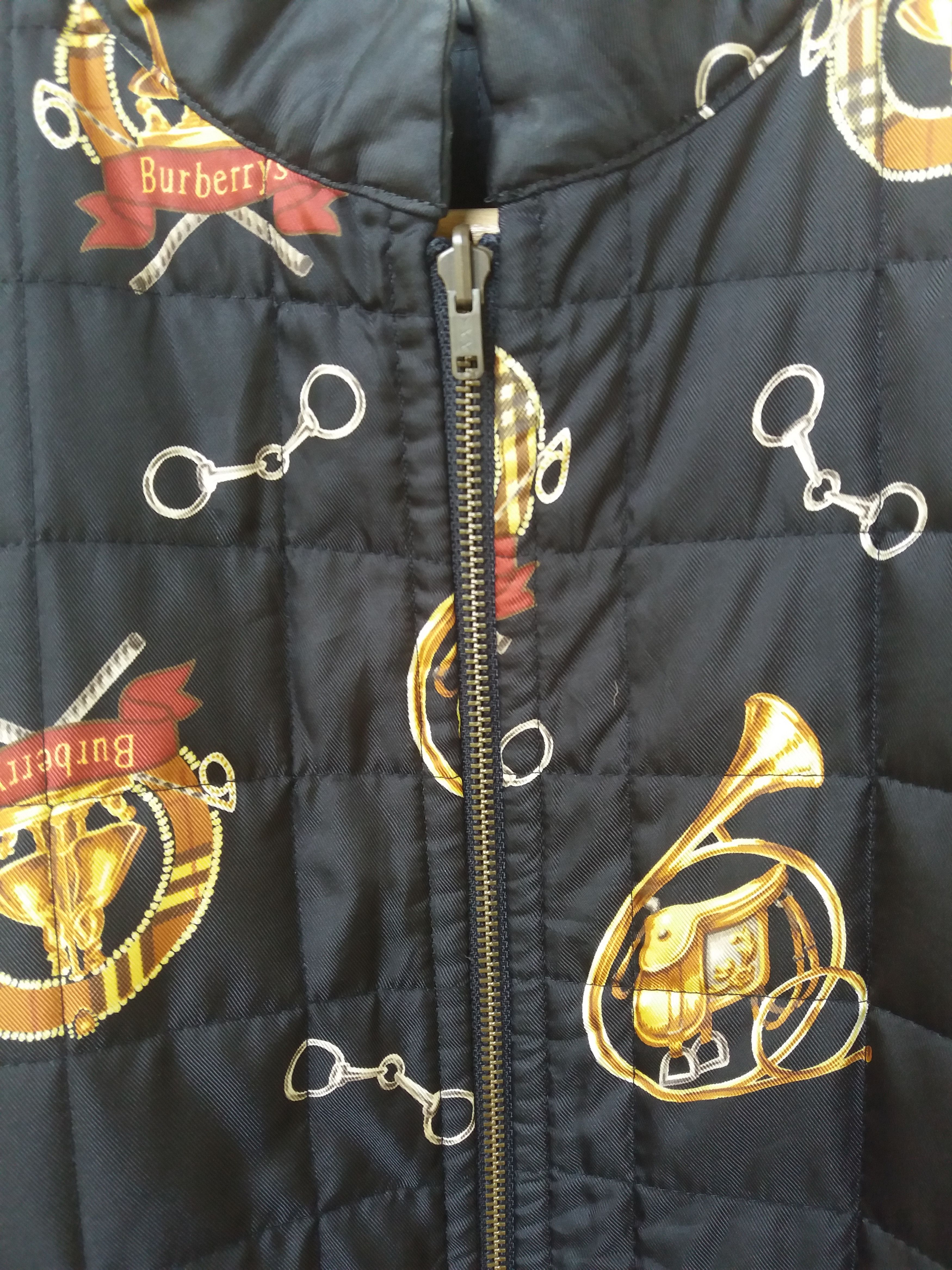 Burberry Vintage Burberry Luxury Musical Instrument Reversible Vest Size US M / EU 48-50 / 2 - 15 Thumbnail