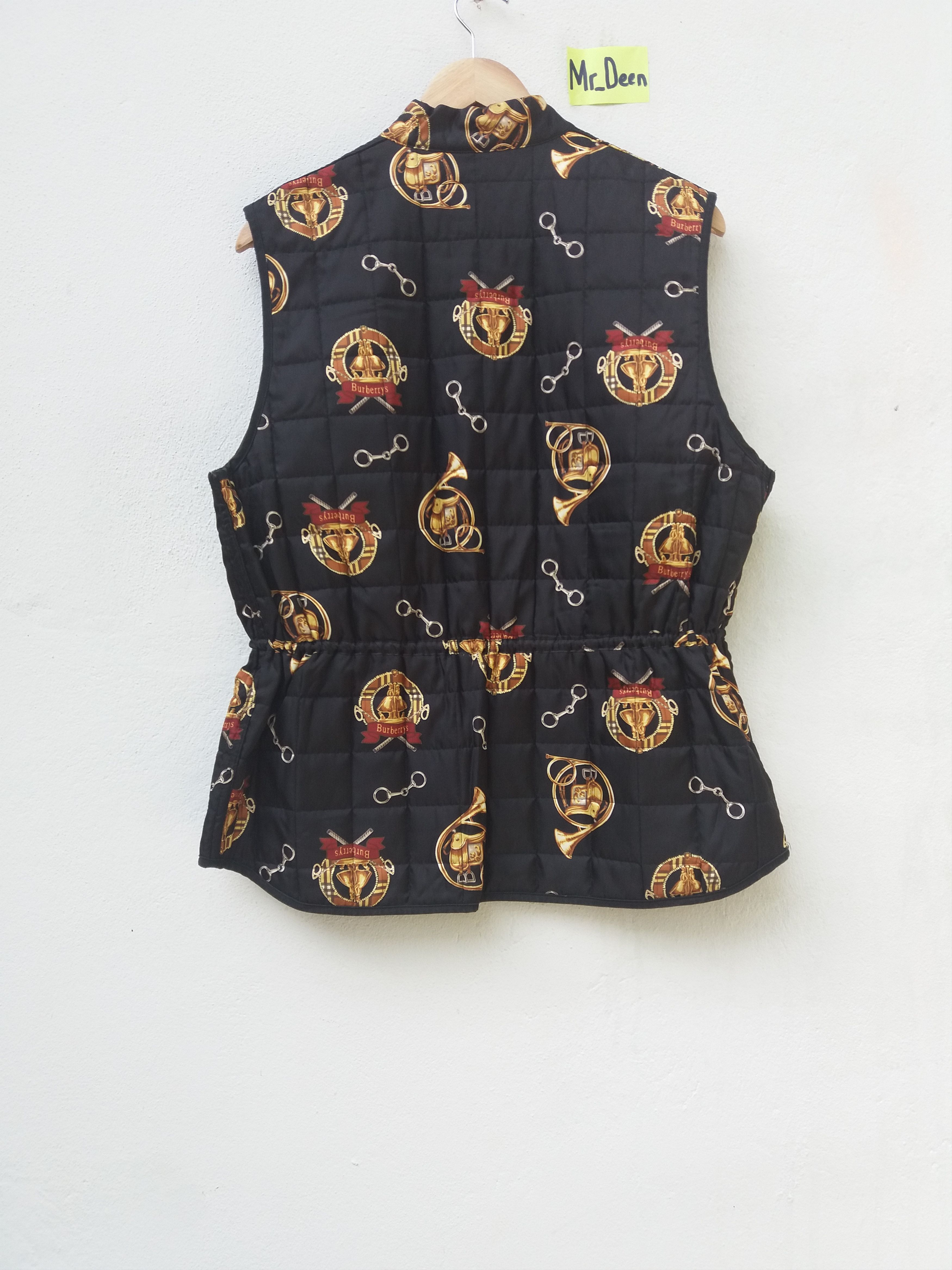 Burberry Vintage Burberry Luxury Musical Instrument Reversible Vest Size US M / EU 48-50 / 2 - 5 Thumbnail