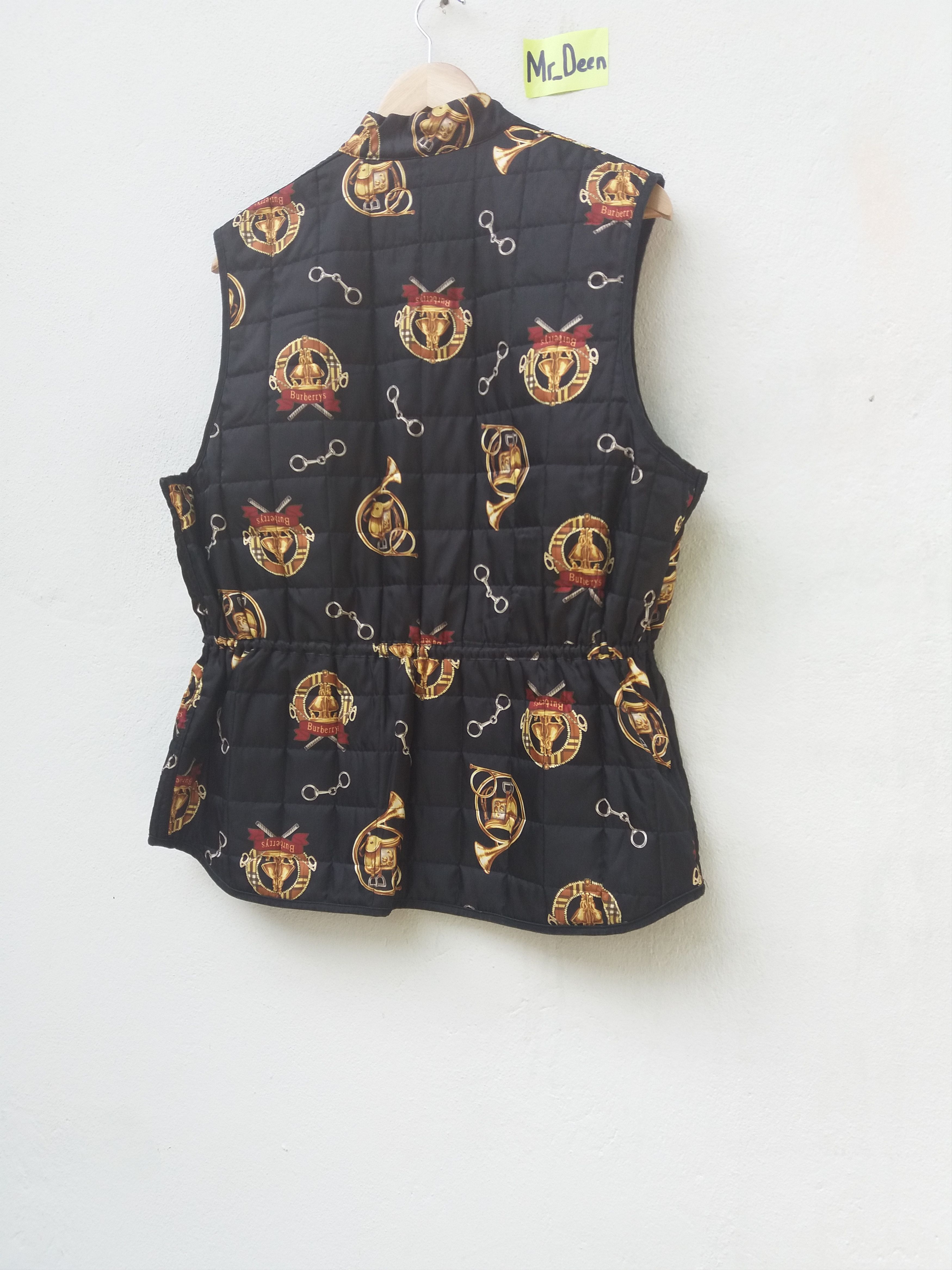 Burberry Vintage Burberry Luxury Musical Instrument Reversible Vest Size US M / EU 48-50 / 2 - 6 Thumbnail
