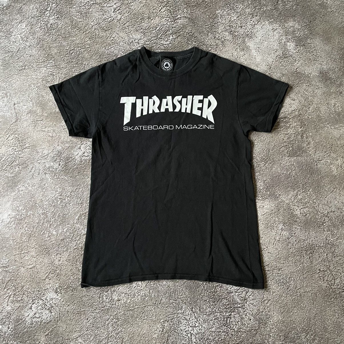 Vintage Vintage Thrasher Graphic Tee Sun Faded Skate Streetwear M Size US M / EU 48-50 / 2 - 2 Thumbnail
