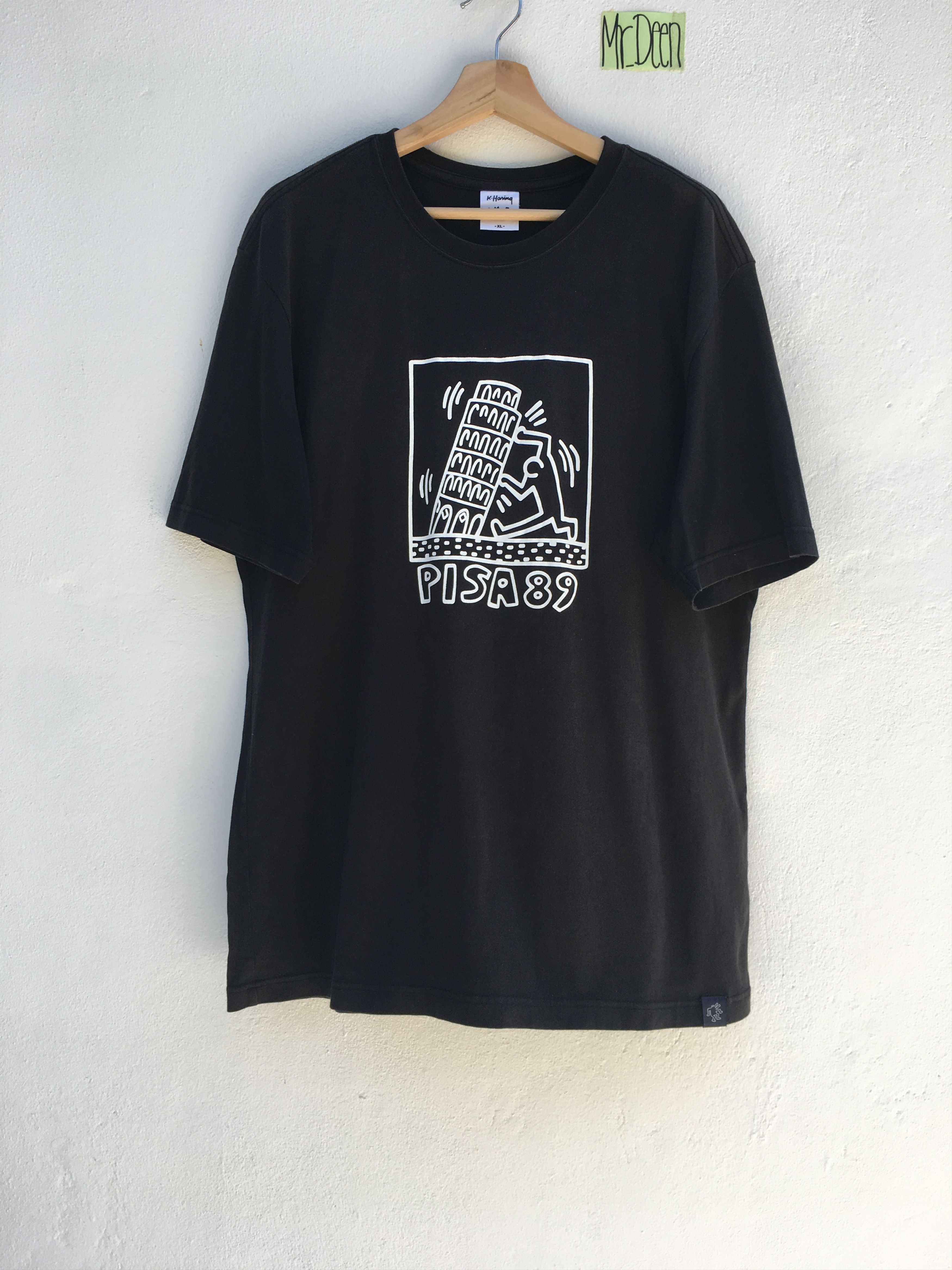 image of Vintage Keith Haring Pisa 89 in Black, Men's (Size XL)