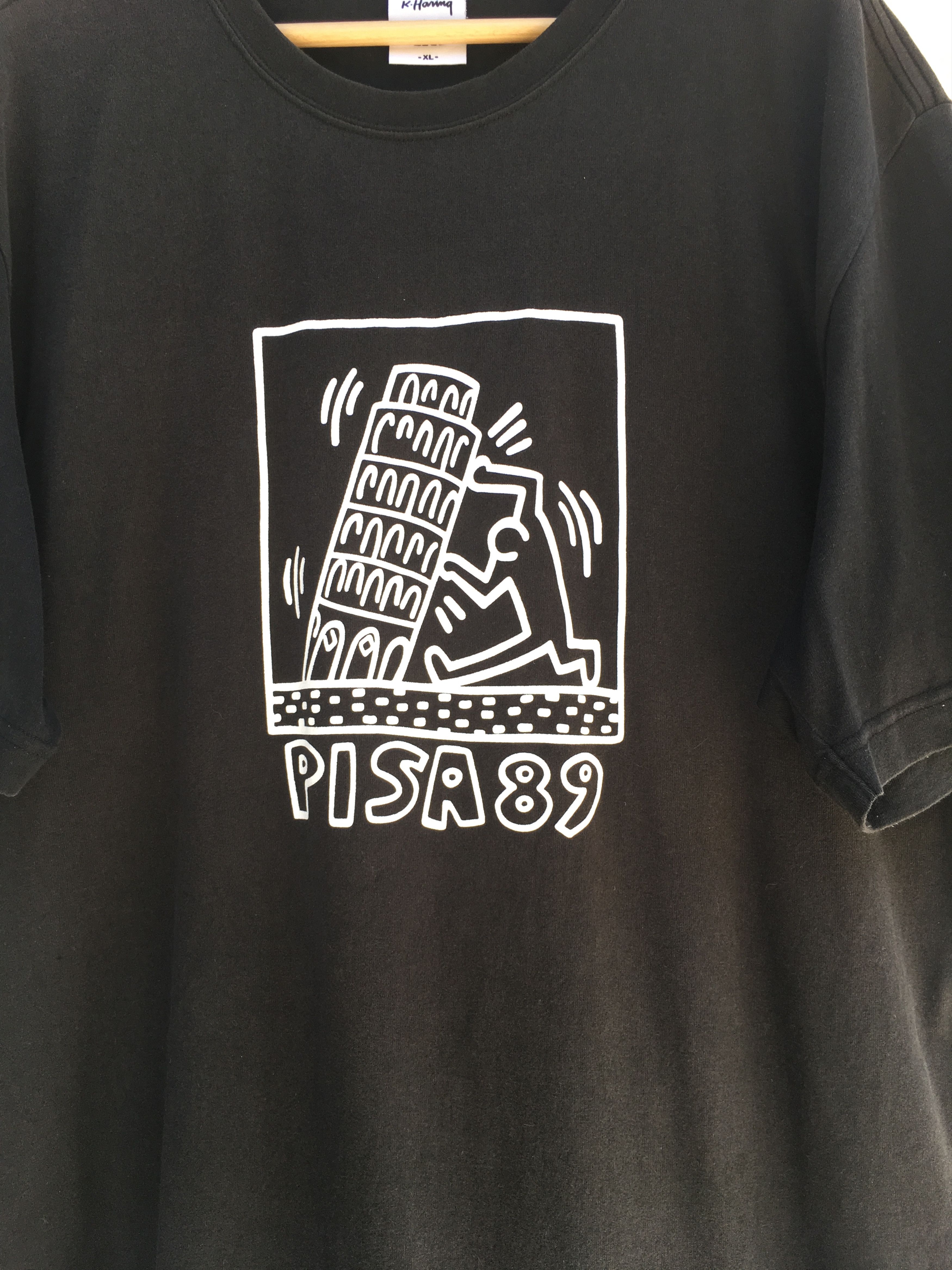 Keith Haring Rare Vintage Keith Haring Pisa 89 Size US XL / EU 56 / 4 - 3 Thumbnail