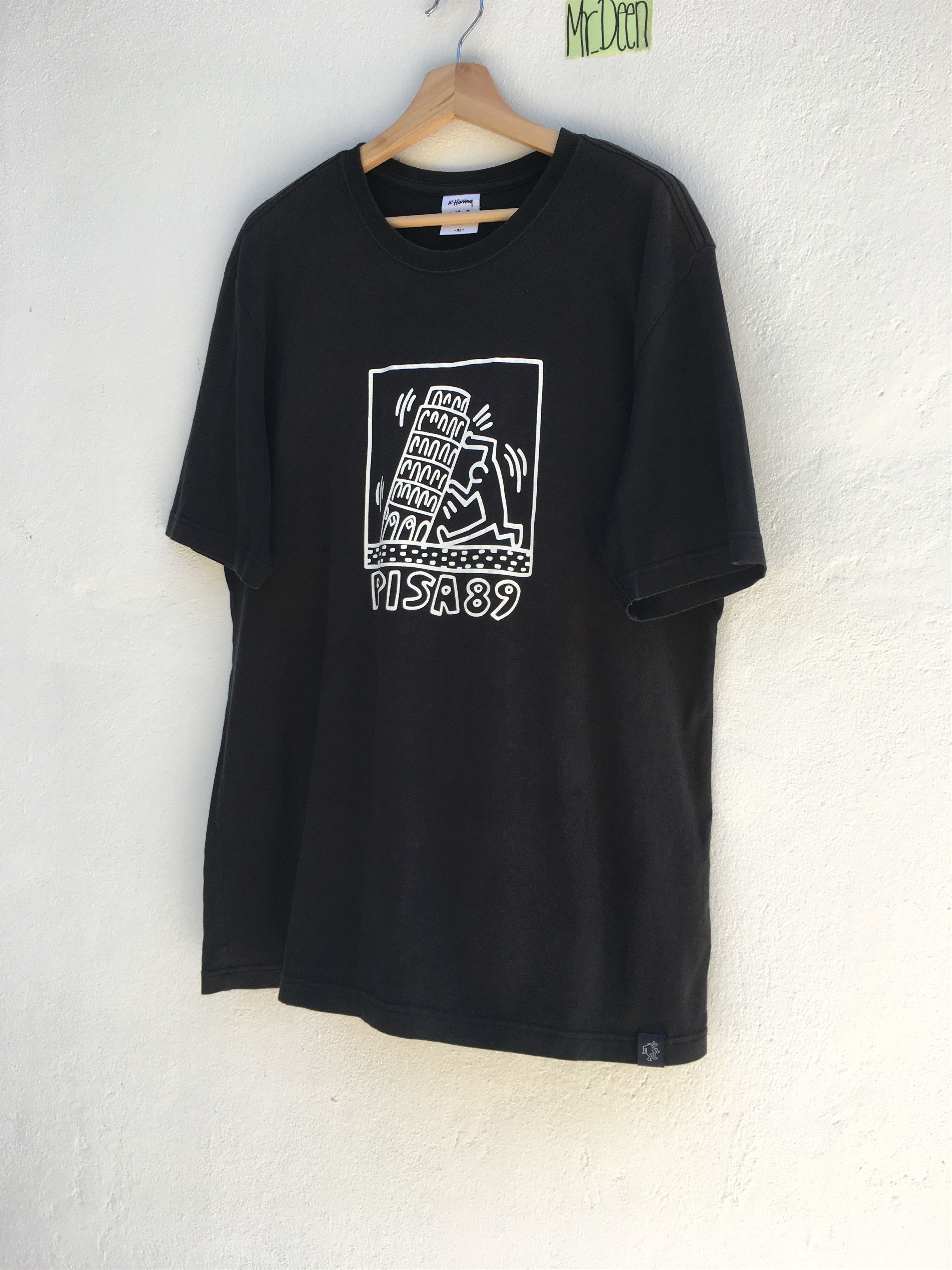 Keith Haring Rare Vintage Keith Haring Pisa 89 Size US XL / EU 56 / 4 - 2 Thumbnail