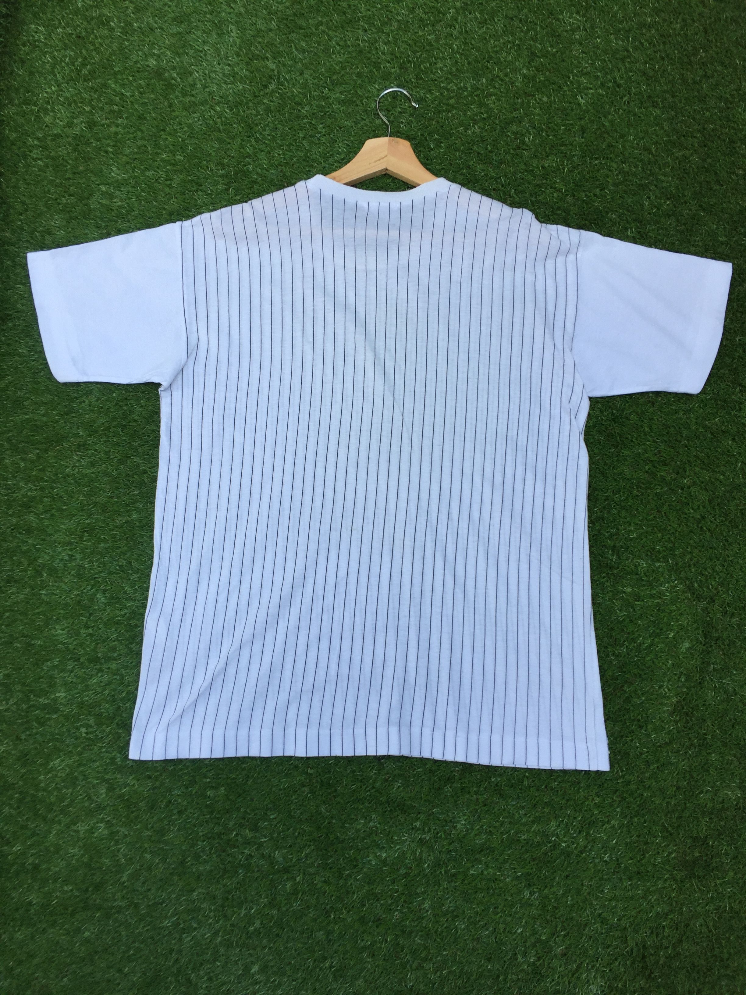 Comme des Garcons Vintage COMME DES GARCONS Stripes Tshirt Mens Medium Size US M / EU 48-50 / 2 - 8 Thumbnail