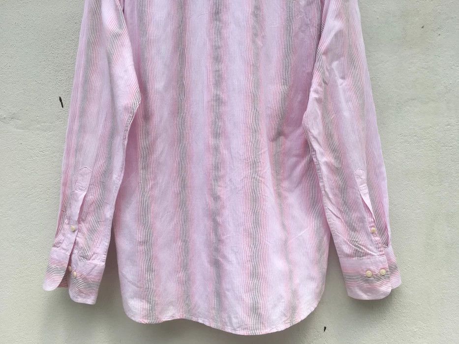 Lanvin Lanvin Men Stripes Button Down Shirt Size US L / EU 52-54 / 3 - 10 Thumbnail