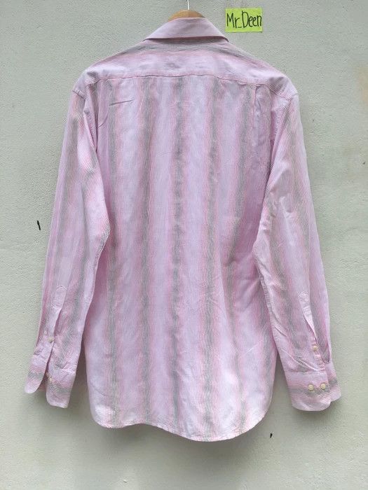 Lanvin Lanvin Men Stripes Button Down Shirt Size US L / EU 52-54 / 3 - 6 Thumbnail